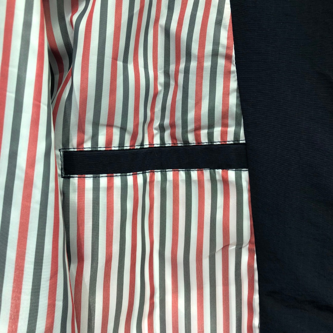 THOM BROWNE 双层拉链连帽夹克 外套 长袖 灰色 藏青色