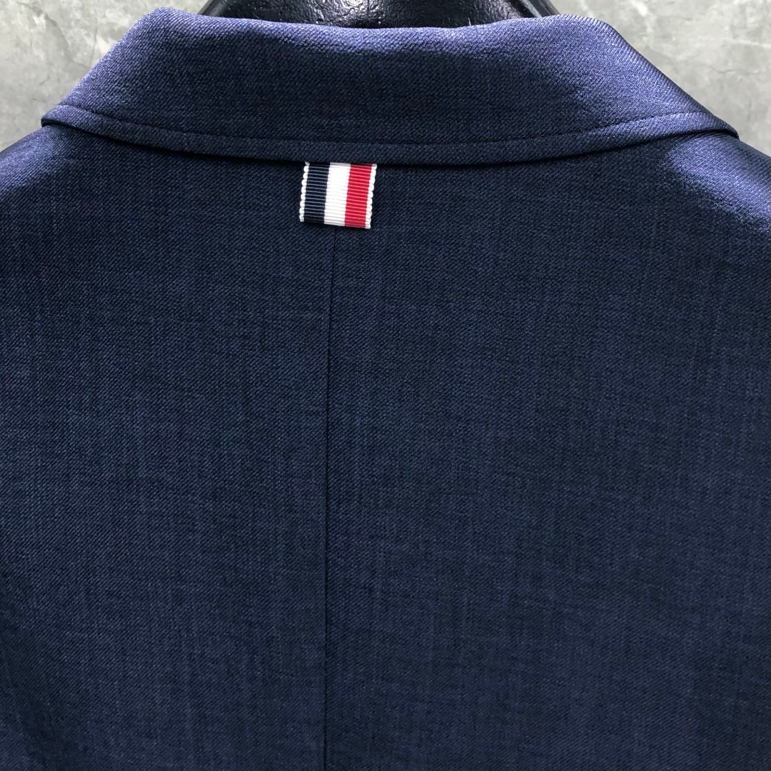 THOM BROWNE 经典四杠休闲西装 外套 长袖 灰色 藏青色