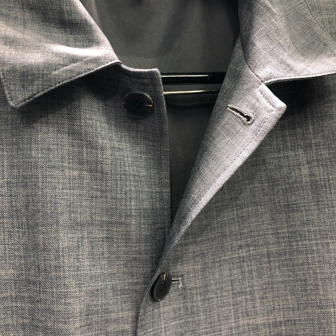 THOM BROWNE 经典四杠翻领纽扣夹克 外套 长袖 灰色 藏青色