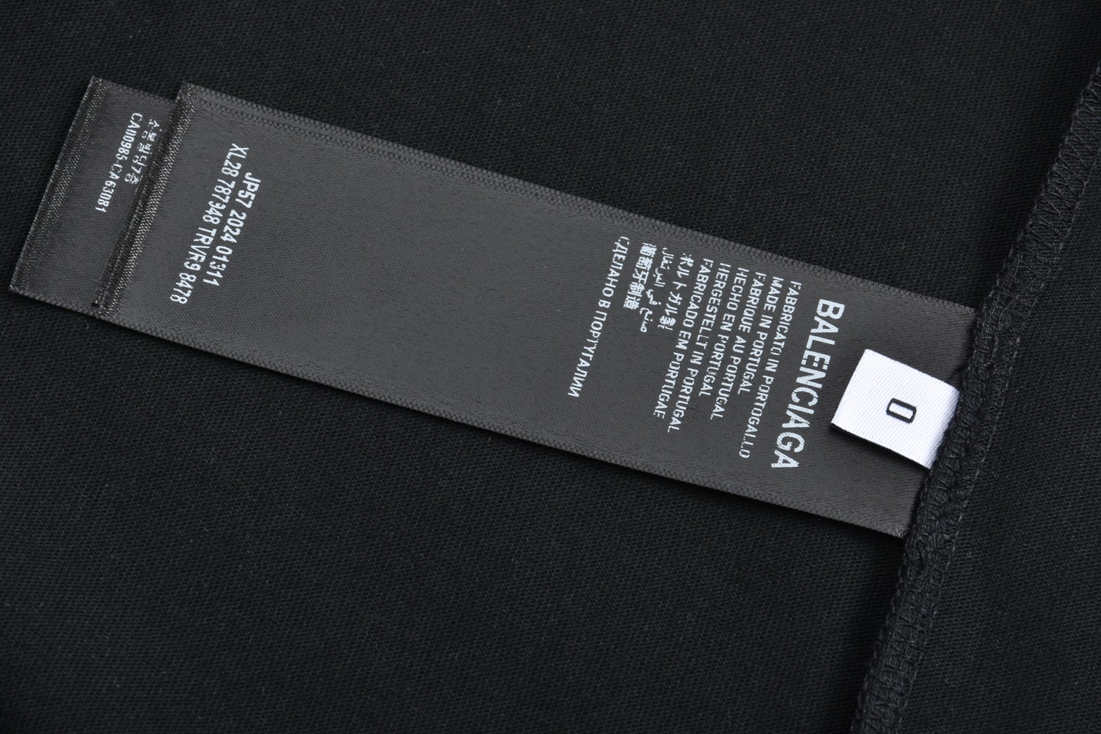 Balenciaga 巴黎世家 我爱巴黎字母logo印花圆领短袖 T恤 夏季 白色 黑色 620969TSVY79040