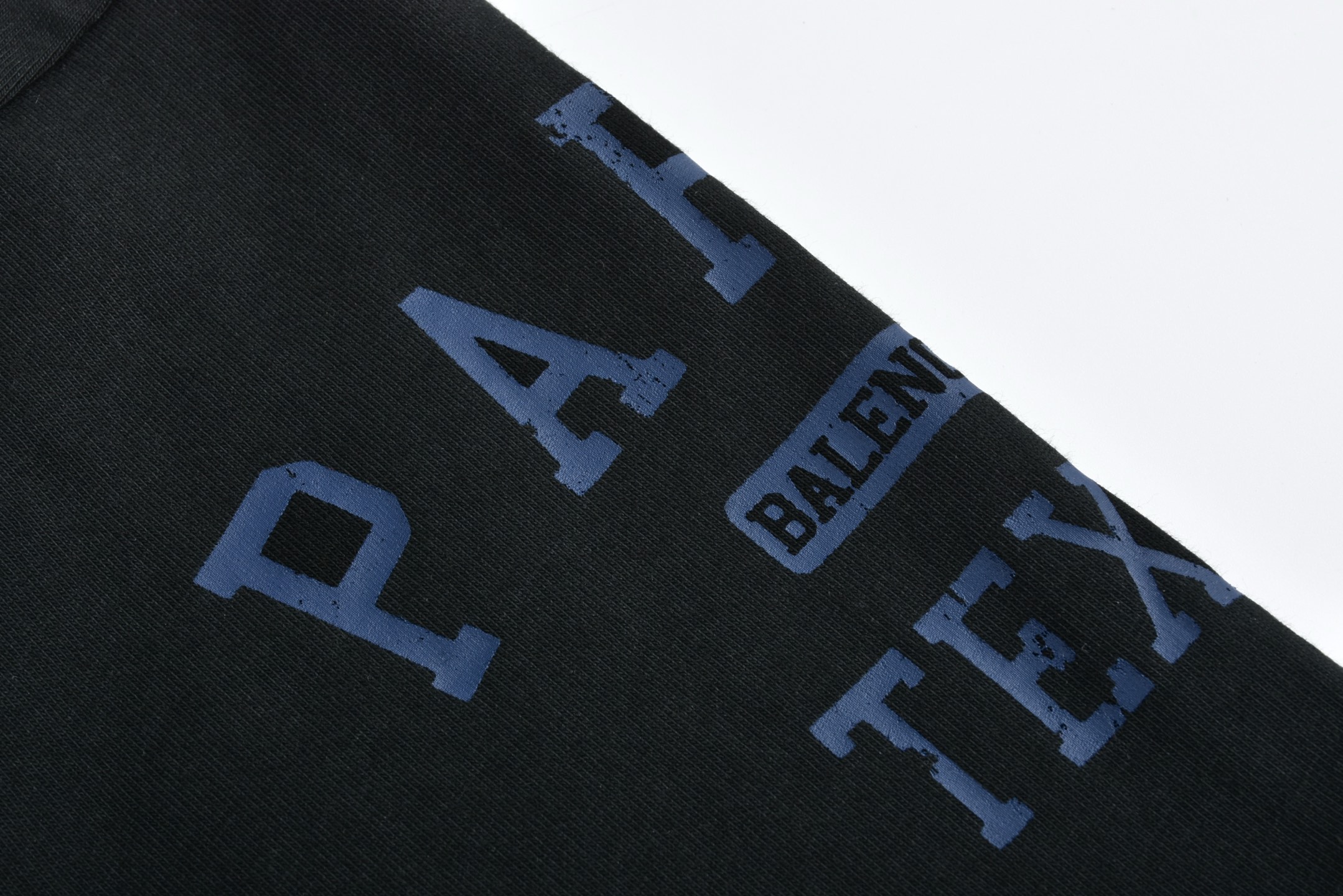 Balenciaga 巴黎世家 我爱巴黎字母logo印花圆领短袖 T恤 夏季 白色 黑色 620969TSVY79040