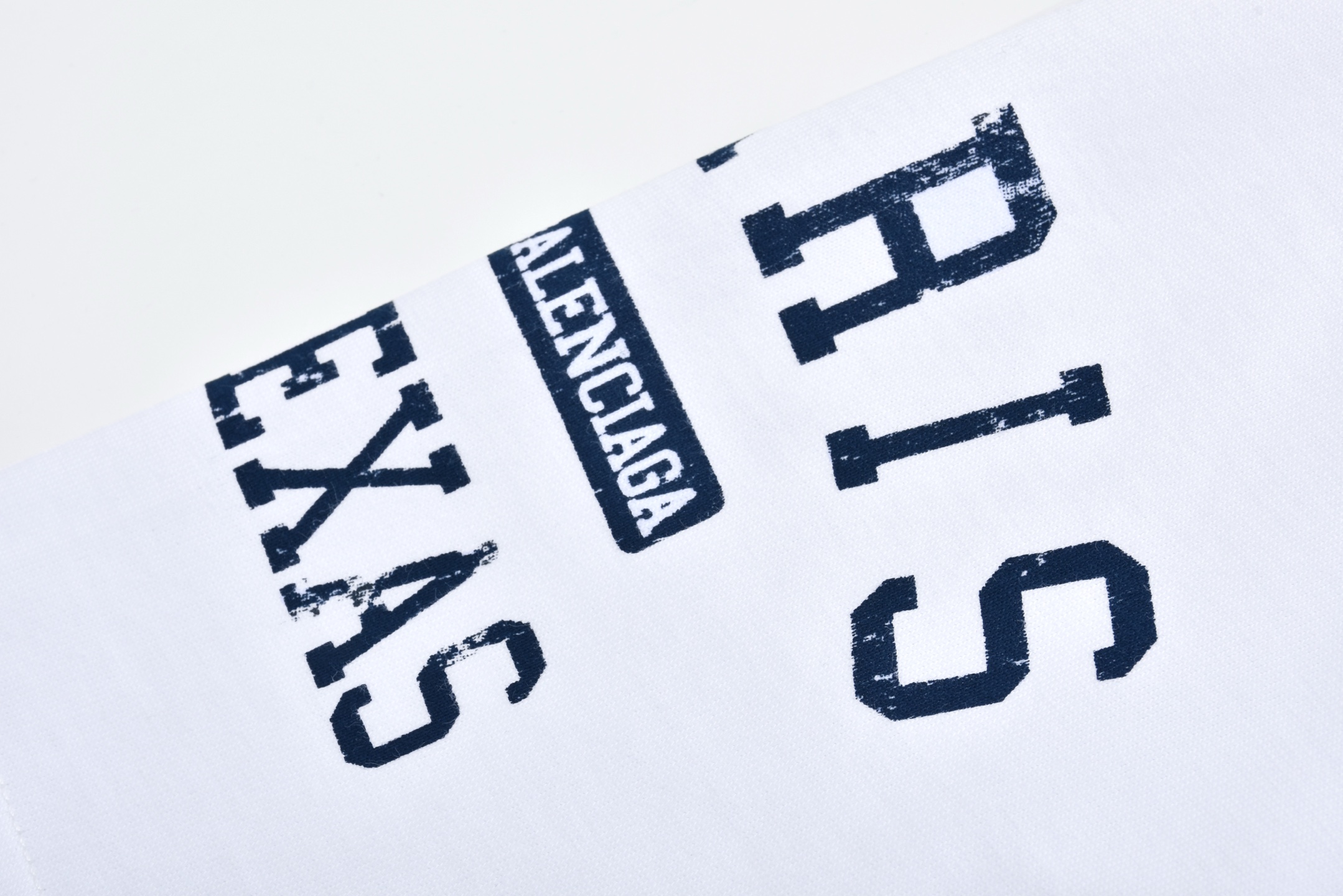 Balenciaga 巴黎世家 我爱巴黎字母logo印花圆领短袖 T恤 夏季 白色 黑色 620969TSVY79040