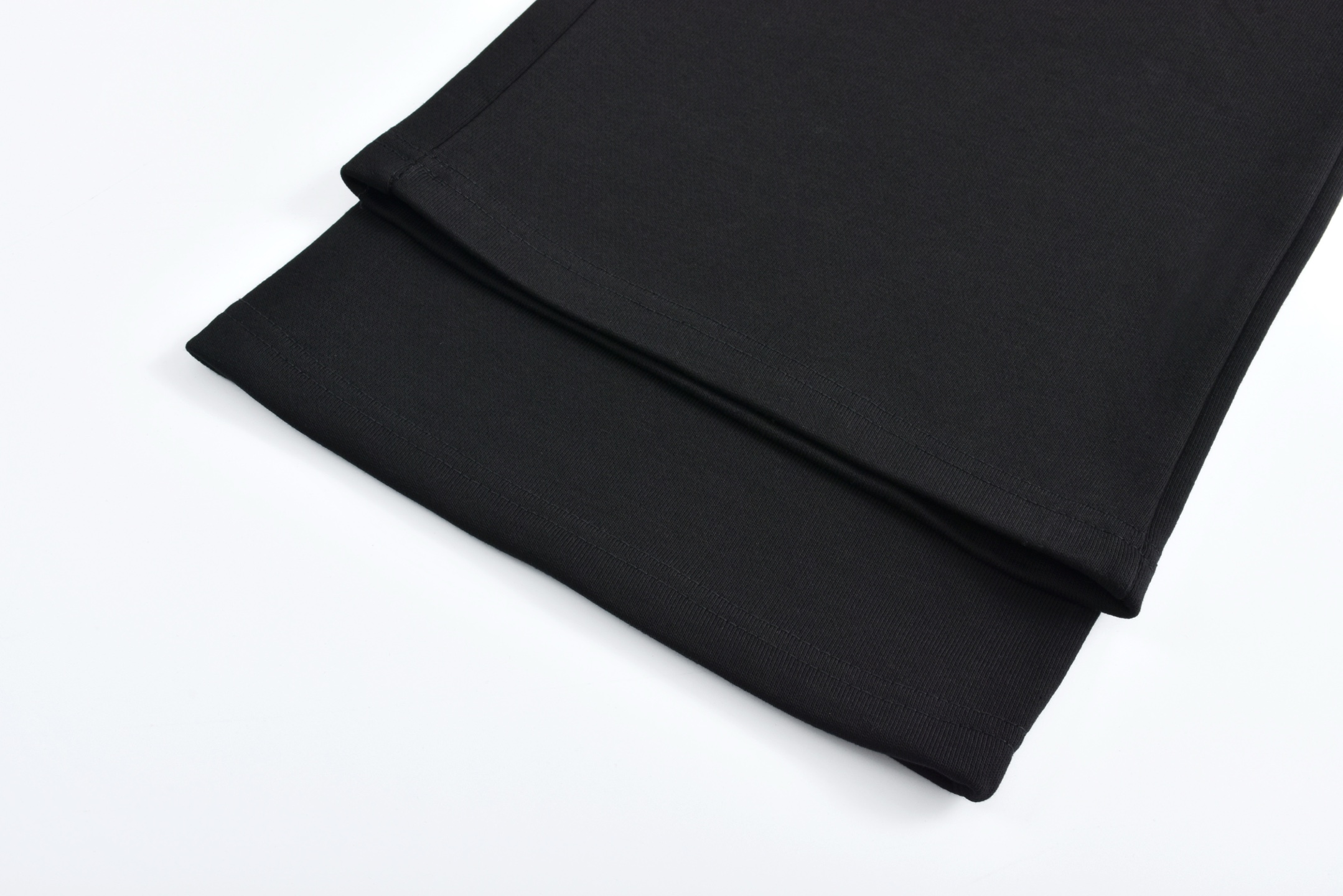 Balenciaga 巴黎世家 反光IB字母logo印花松紧腰运动裤 长裤 裤子 休闲裤 黑色 