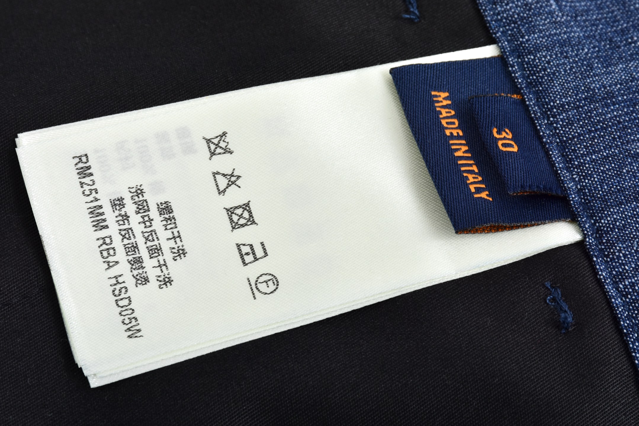 LOUIS VUITTON 路易威登 烫钻字母logo直筒牛仔裤 裤子 长裤 蓝色 1AGIUK