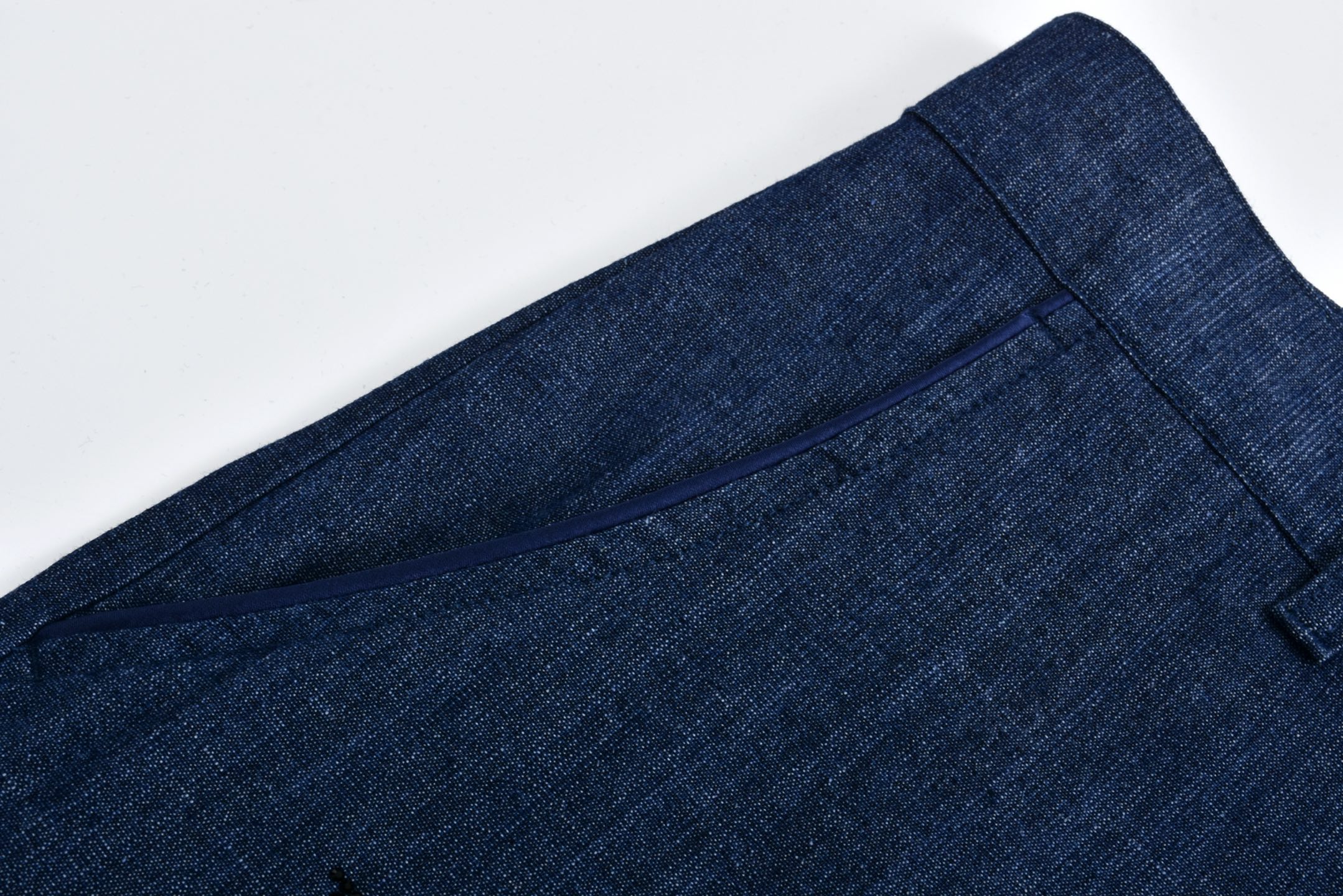 LOUIS VUITTON 路易威登 烫钻字母logo直筒牛仔裤 裤子 长裤 蓝色 1AGIUK