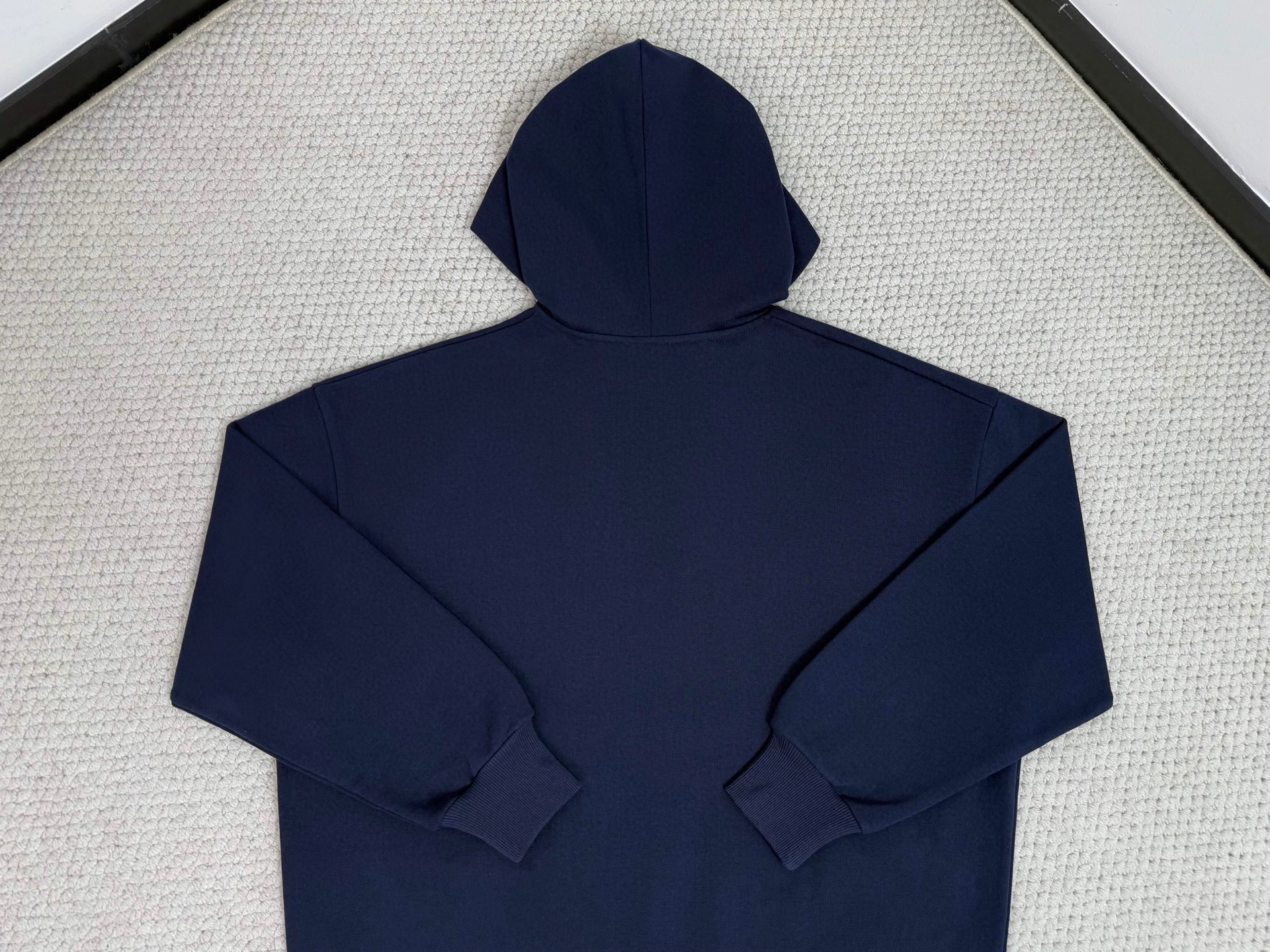 DIOR 迪奥 刺绣字母logo连帽卫衣 外套 长袖 海军蓝 583J624B0531-C580