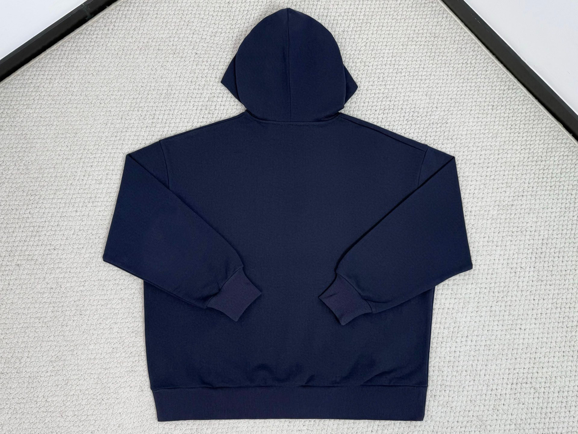 DIOR 迪奥 刺绣字母logo连帽卫衣 外套 长袖 海军蓝 583J624B0531-C580