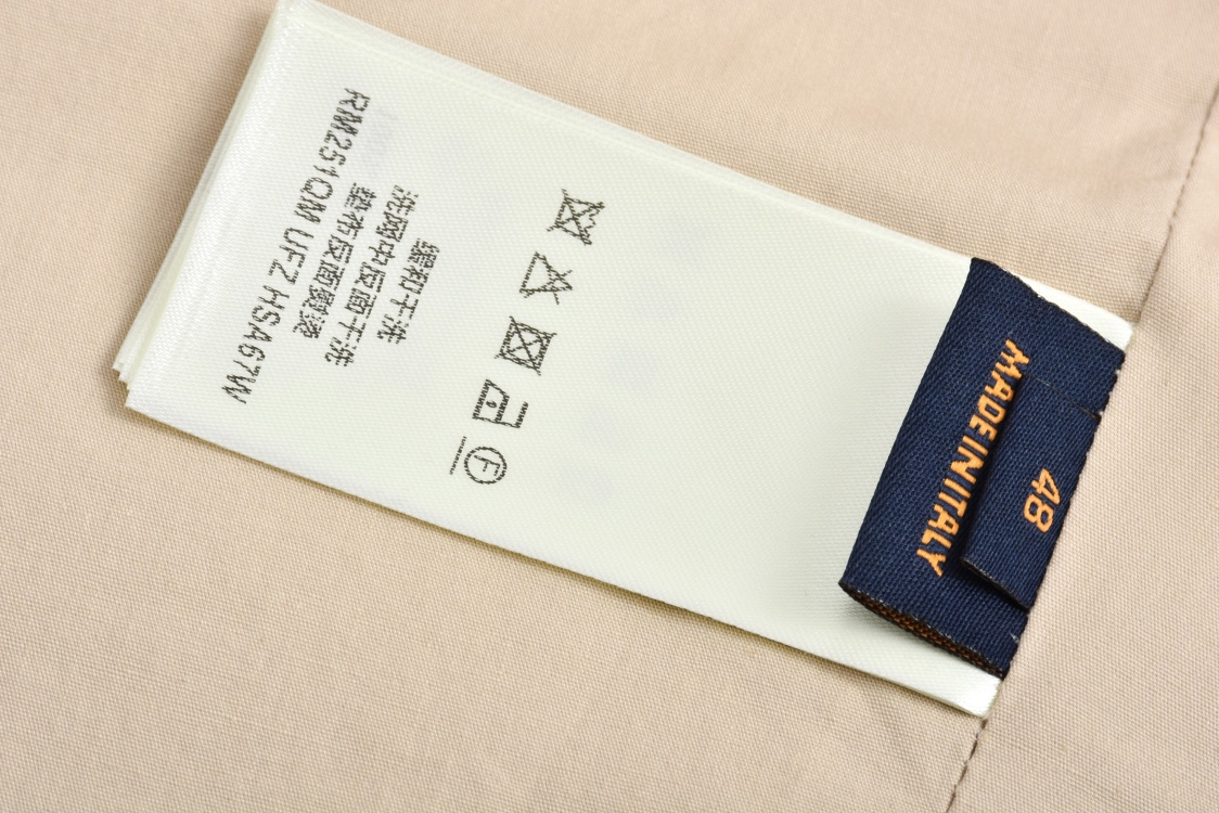 LOUIS VUITTON 路易威登 满印浮雕压花单排扣牛仔衣 外套 夹克 卡其色 1AHBEV