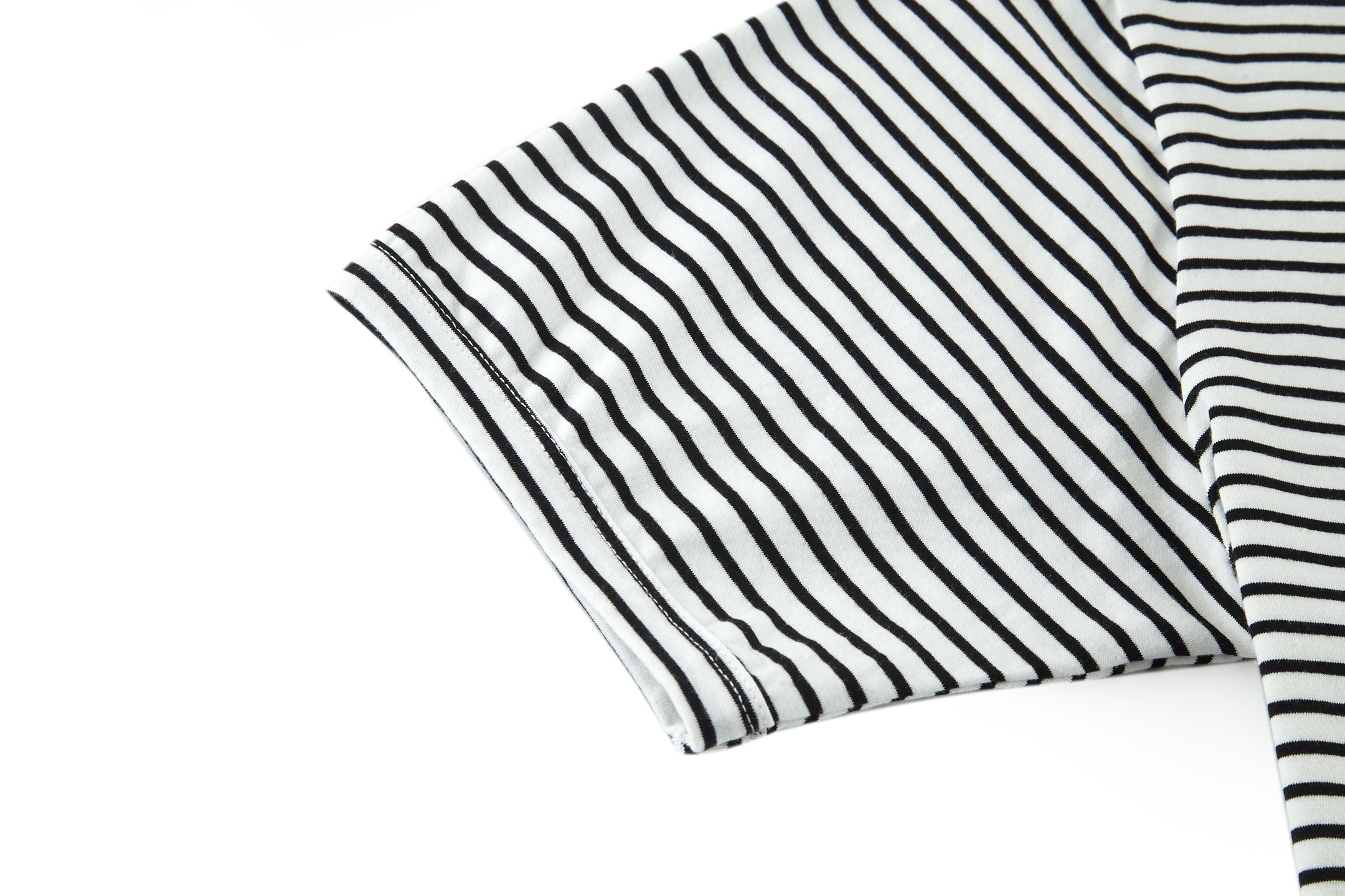 PRADA 普拉达 条纹撞色logo徽标短袖 T恤 红色 白色