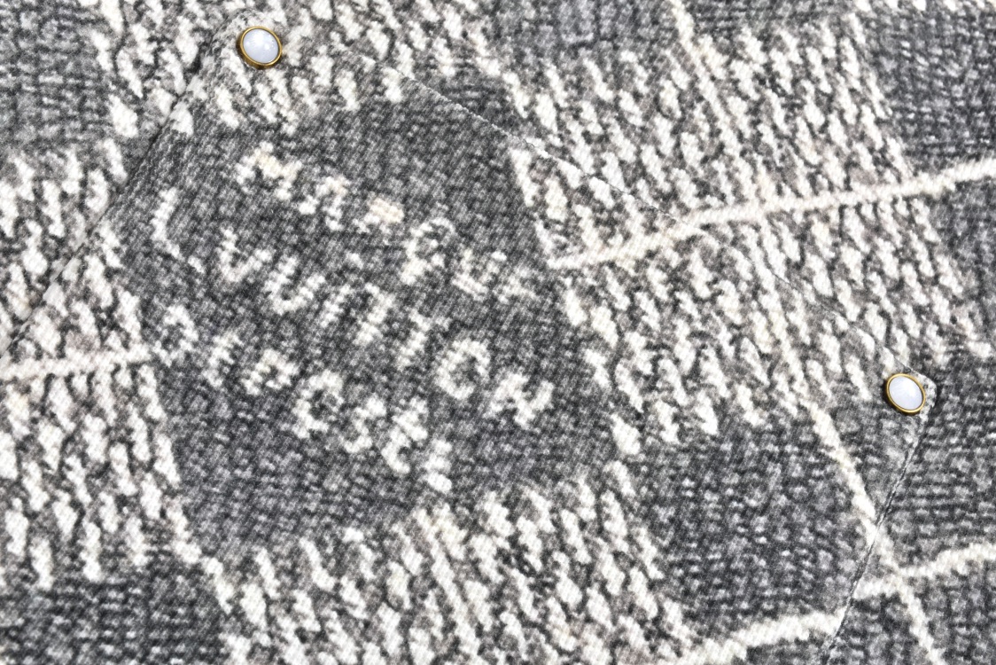 LOUIS VUITTON 路易威登 菱格无领小香风单排扣夹克 外套 灰色 1AGIZX