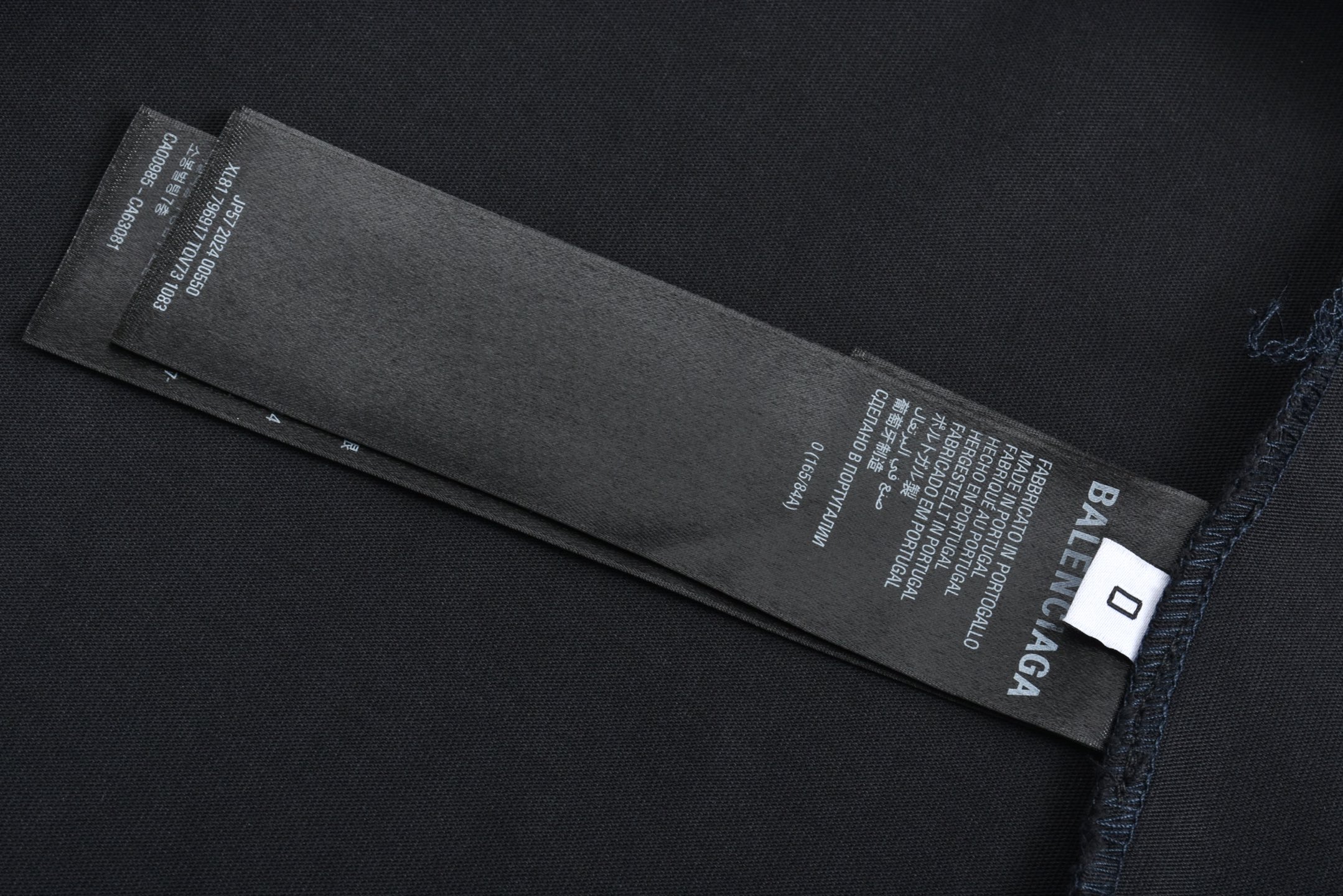 Balenciaga 巴黎世家 极品飞车 SS24集结合作系列 字母印花卫衣 T恤 长袖 黑色 796917TQV731083