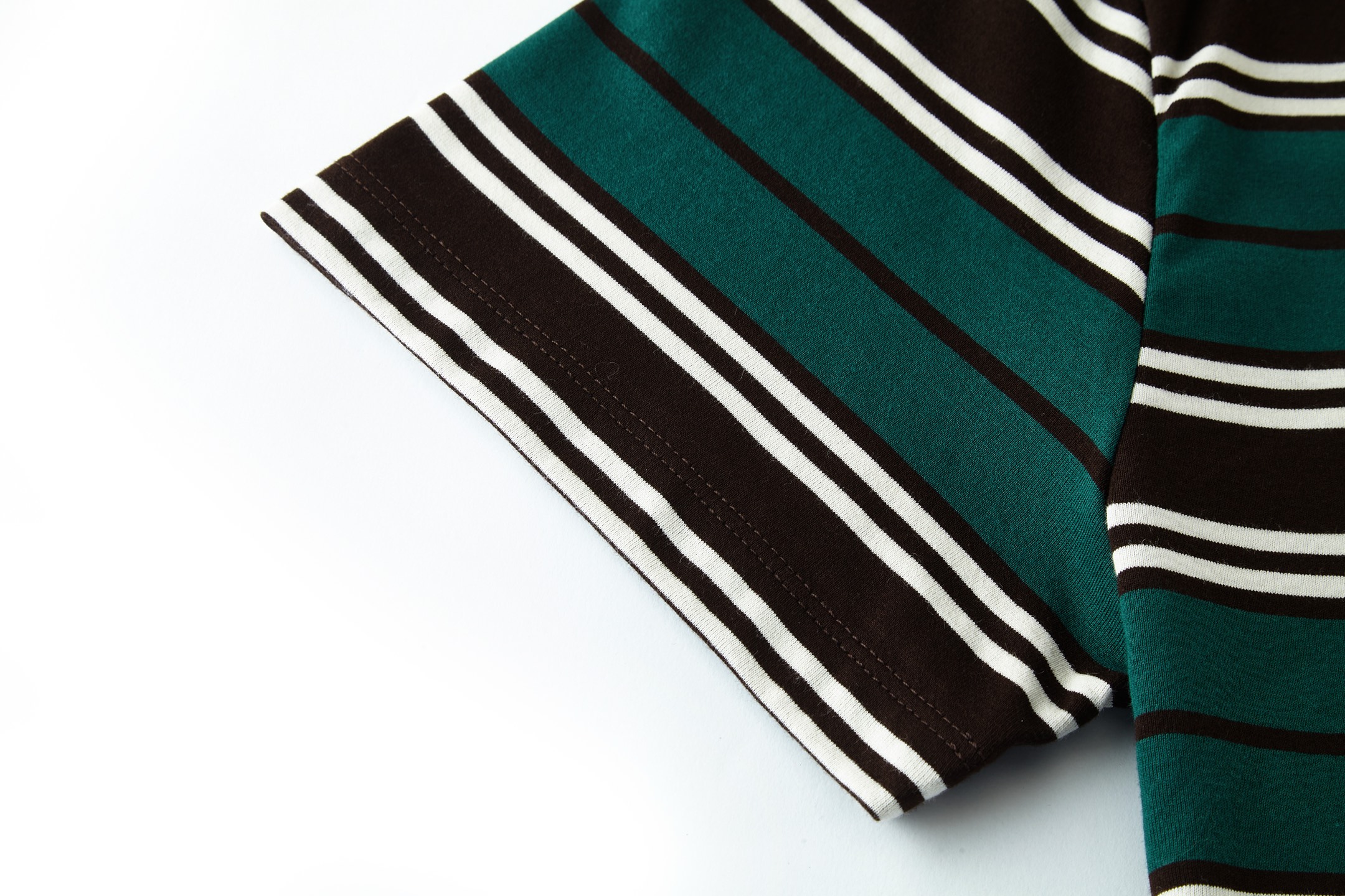 PRADA 普拉达 条纹口袋圆领短袖 T恤 绿色 39610-16XT-F0KBL-S-OOO