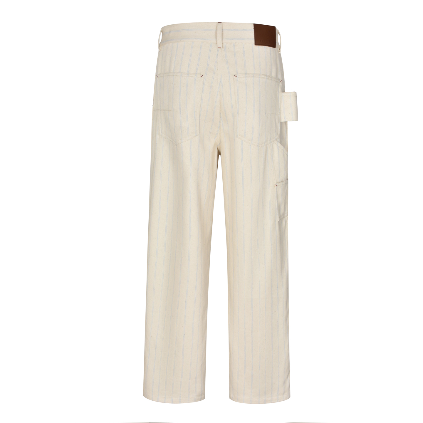 DIOR 迪奥 条纹刺绣字母logo牛仔裤 长裤 裤子 583D182A3010-C085