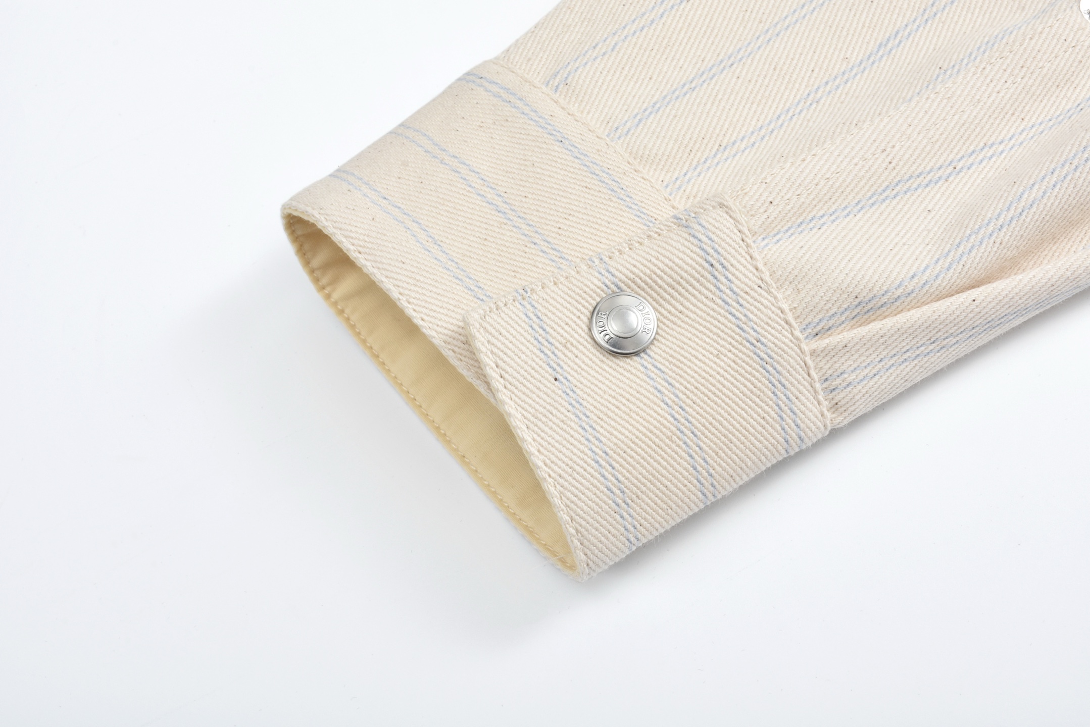 DIOR 迪奥 条纹刺绣字母logo单排扣衬衫 外套 长袖 583D489A3010-C085