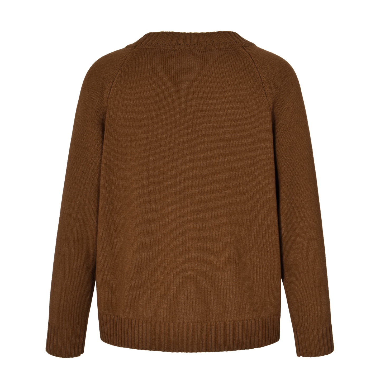 LOUIS VUITTON 路易威登 山羊绒混纺金色logo徽标V领开衫 毛衣 外套 棕色 1AGJTF