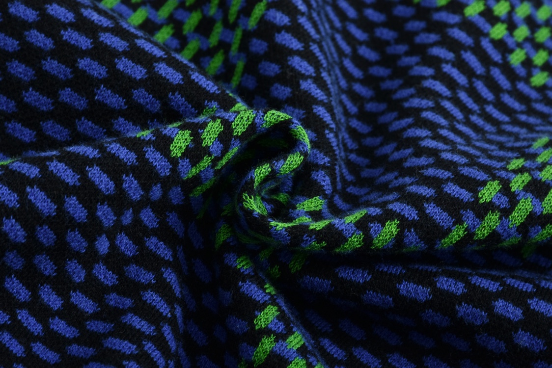 LOUIS VUITTON 路易威登 棋盘格字母logo针织圆领短袖 T恤 蓝绿 黑白 1AHBCV