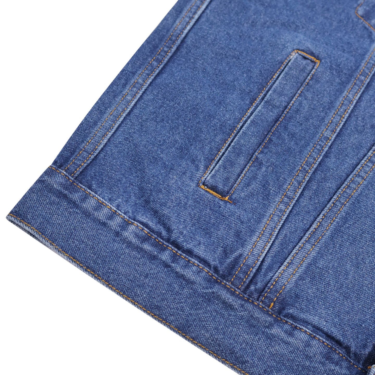 Givenchy 纪梵希 做旧字母logo印花毛边单排扣牛仔马甲 背心 蓝色 BM01295Y4V-415