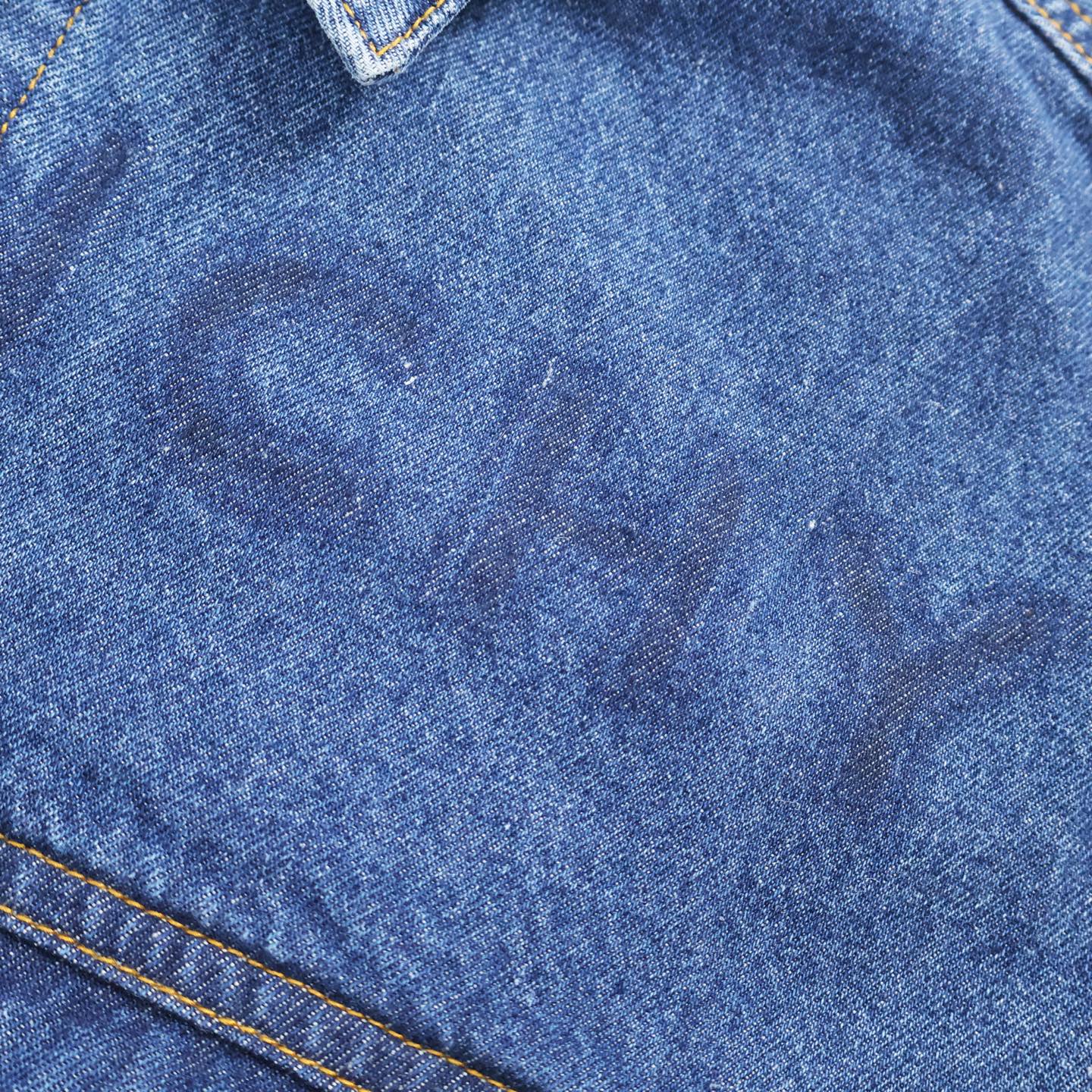 Givenchy 纪梵希 做旧字母logo印花毛边单排扣牛仔马甲 背心 蓝色 BM01295Y4V-415