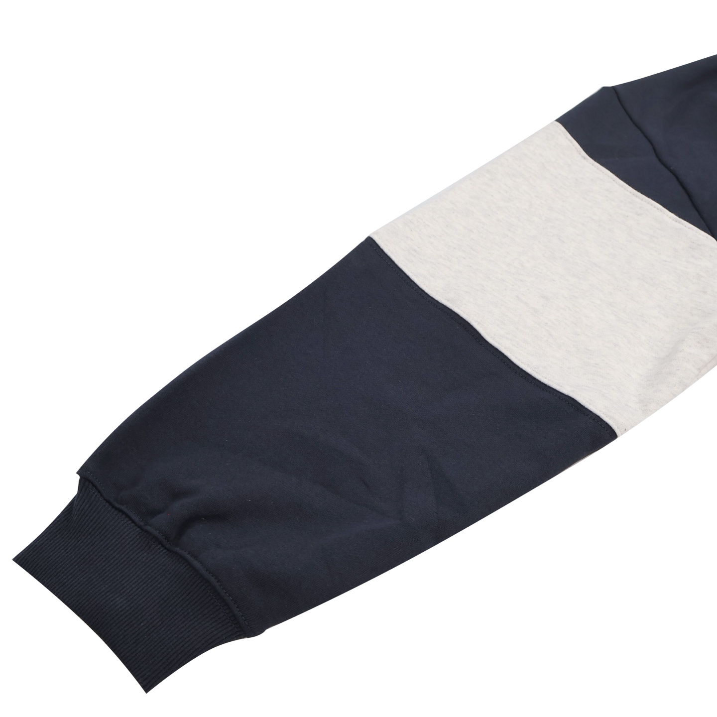 MIU MIU 缪缪 拼色微标半拉链卫衣 长袖  蓝色  MJL090-17H4-F005R-S-OOO