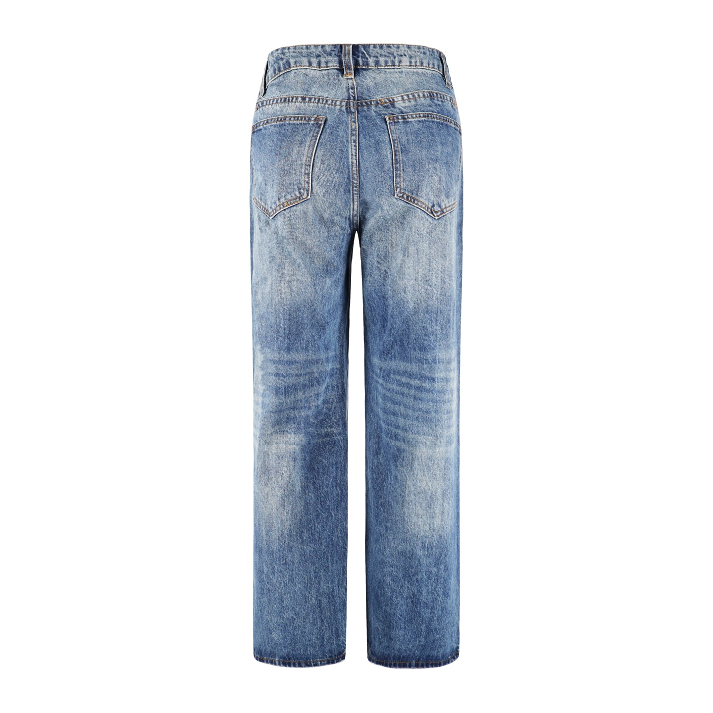 Givenchy 纪梵希 水洗做旧直筒牛仔裤 长裤 裤子 浅蓝色 深蓝色