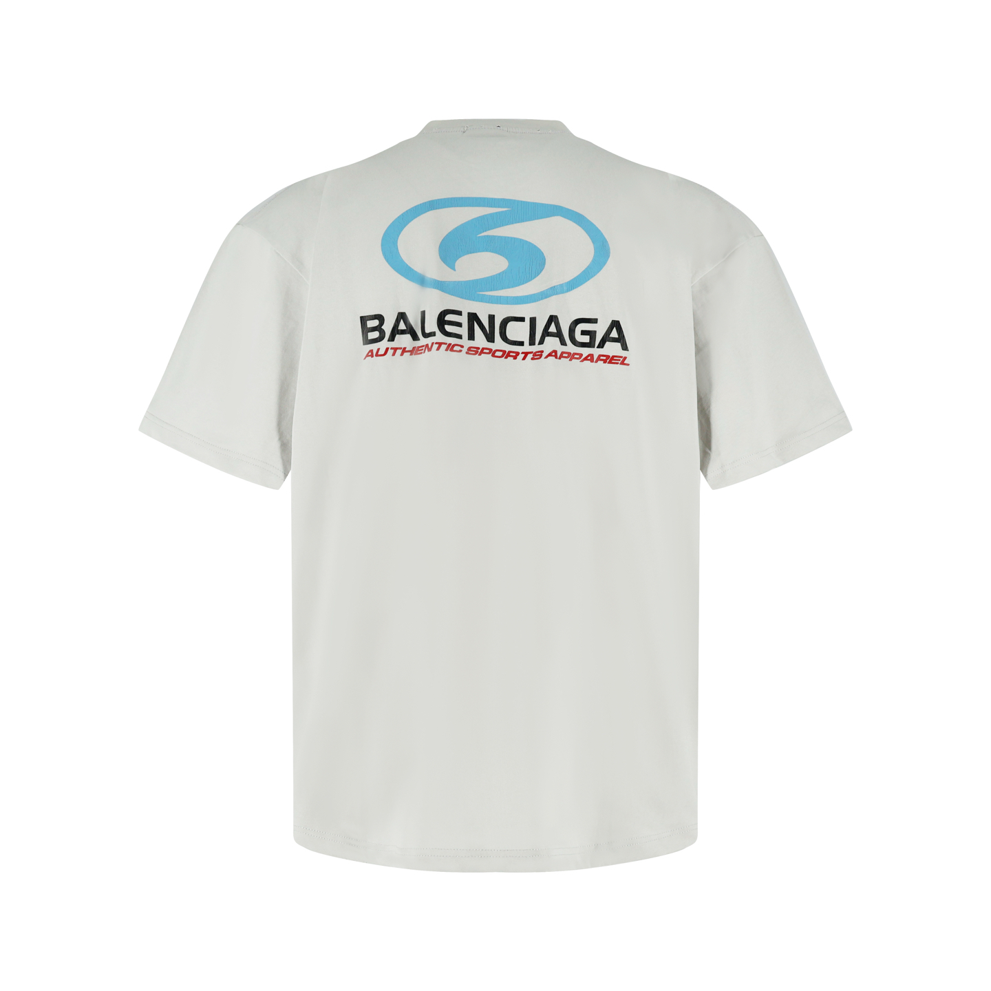 Balenciaga 巴黎世家 新主意彩色字母logo印花短袖 T恤 圆领 短款 夏季 白色 黑色