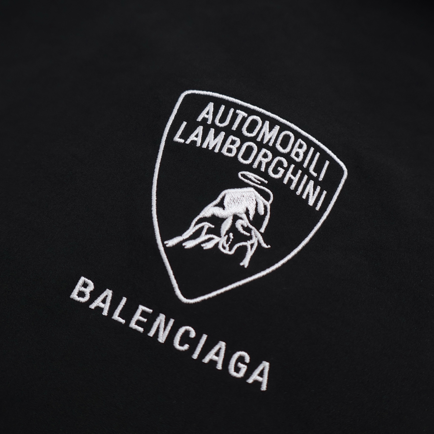 Balenciaga 巴黎世家 Automobili Lamborghini 兰博基尼 联名松紧腰运动裤 长裤 裤子 休闲裤 A5 黑色 839263TRO311000