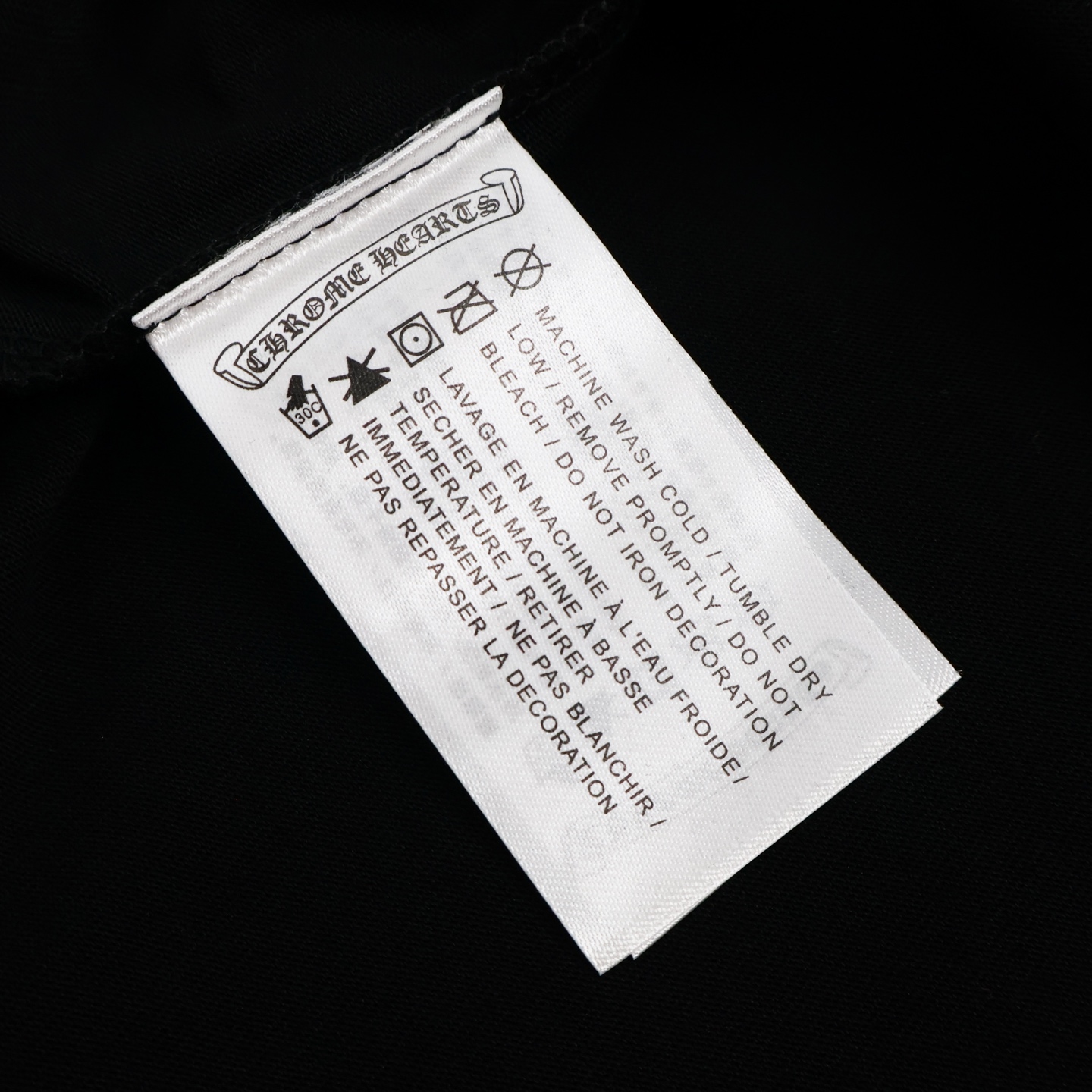 Chrome Hearts 克罗心 tokyo 东京限定 短袖 T恤 黑色 A2 CH-024095383