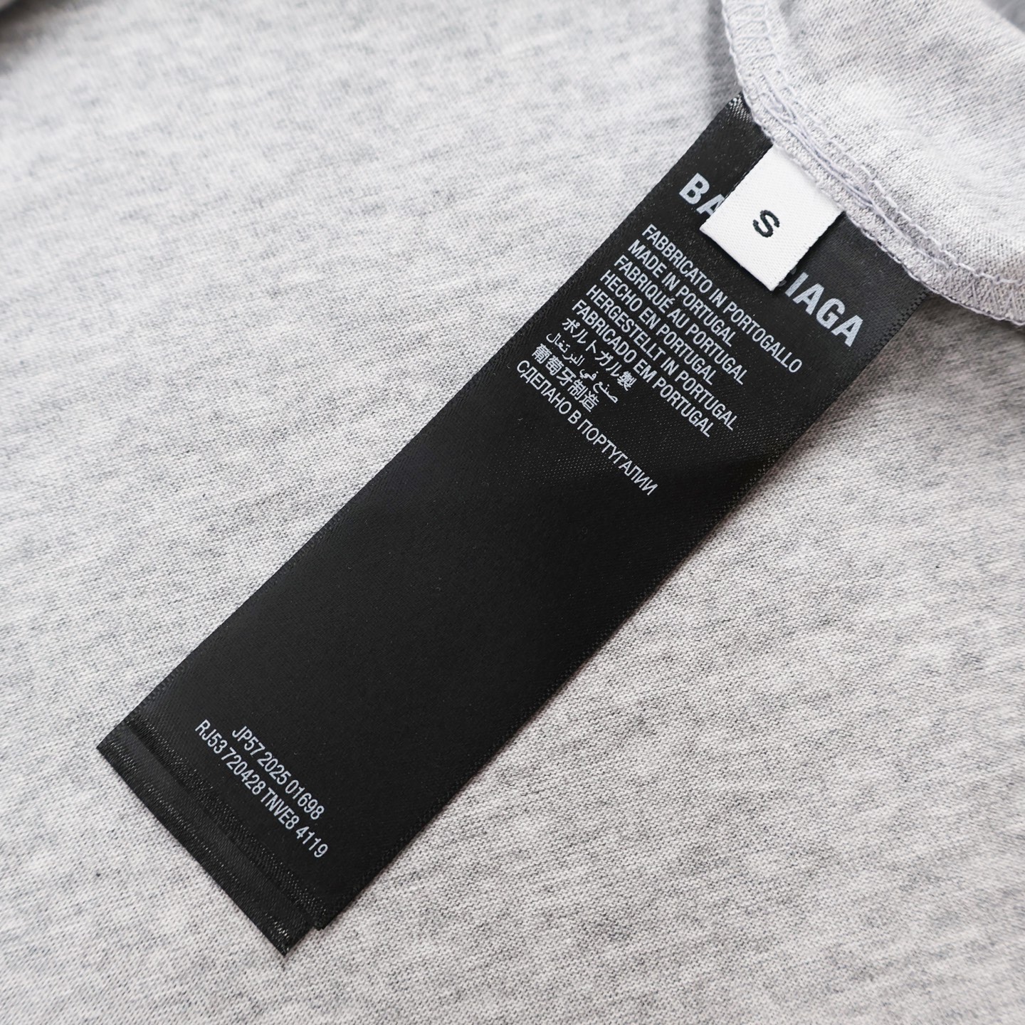 Balenciaga 巴黎世家 布兰妮人像印花短袖 T恤 圆领 短款 夏季 灰色 A2 764235TTVJ81302