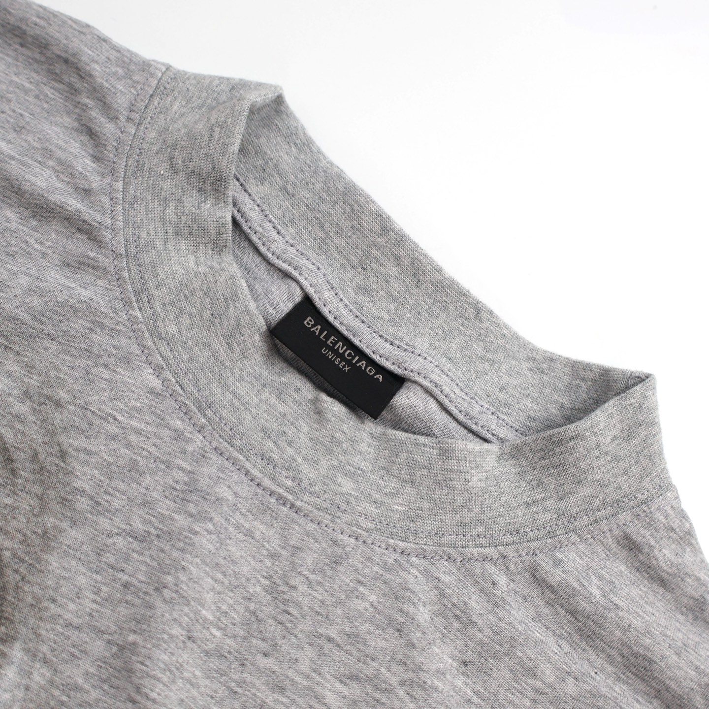 Balenciaga 巴黎世家 布兰妮人像印花短袖 T恤 圆领 短款 夏季 灰色 A2 764235TTVJ81302