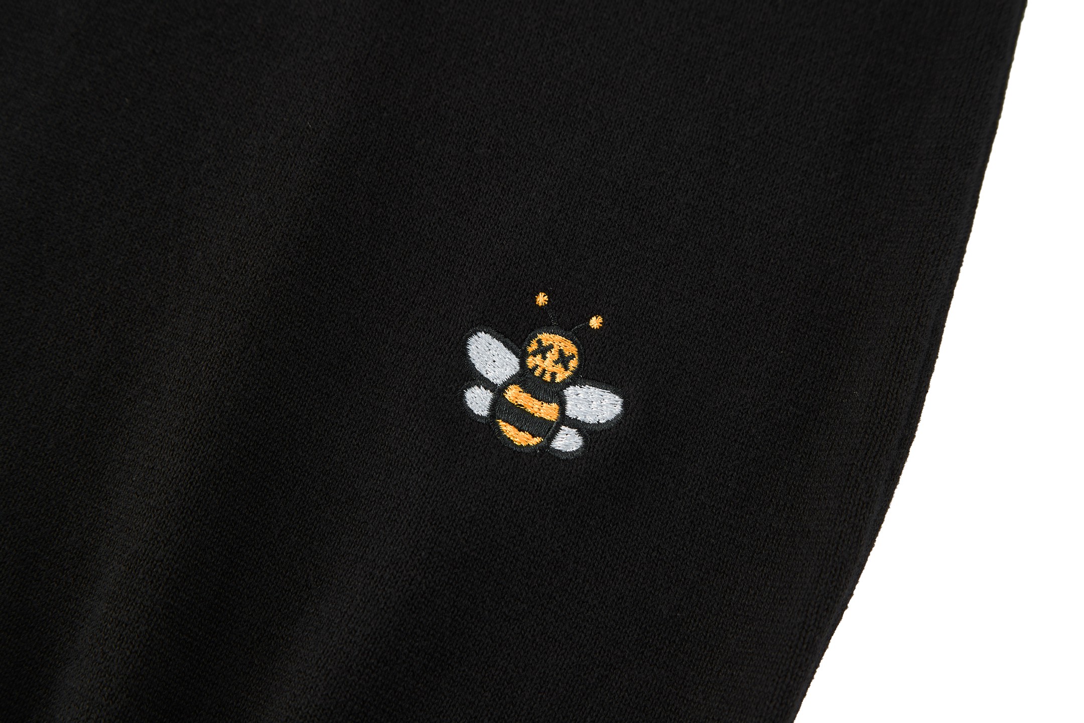 DIOR 迪奥 纯色小蜜蜂刺绣高领毛衣 秋冬 长袖 黑色 933M656BT968-982