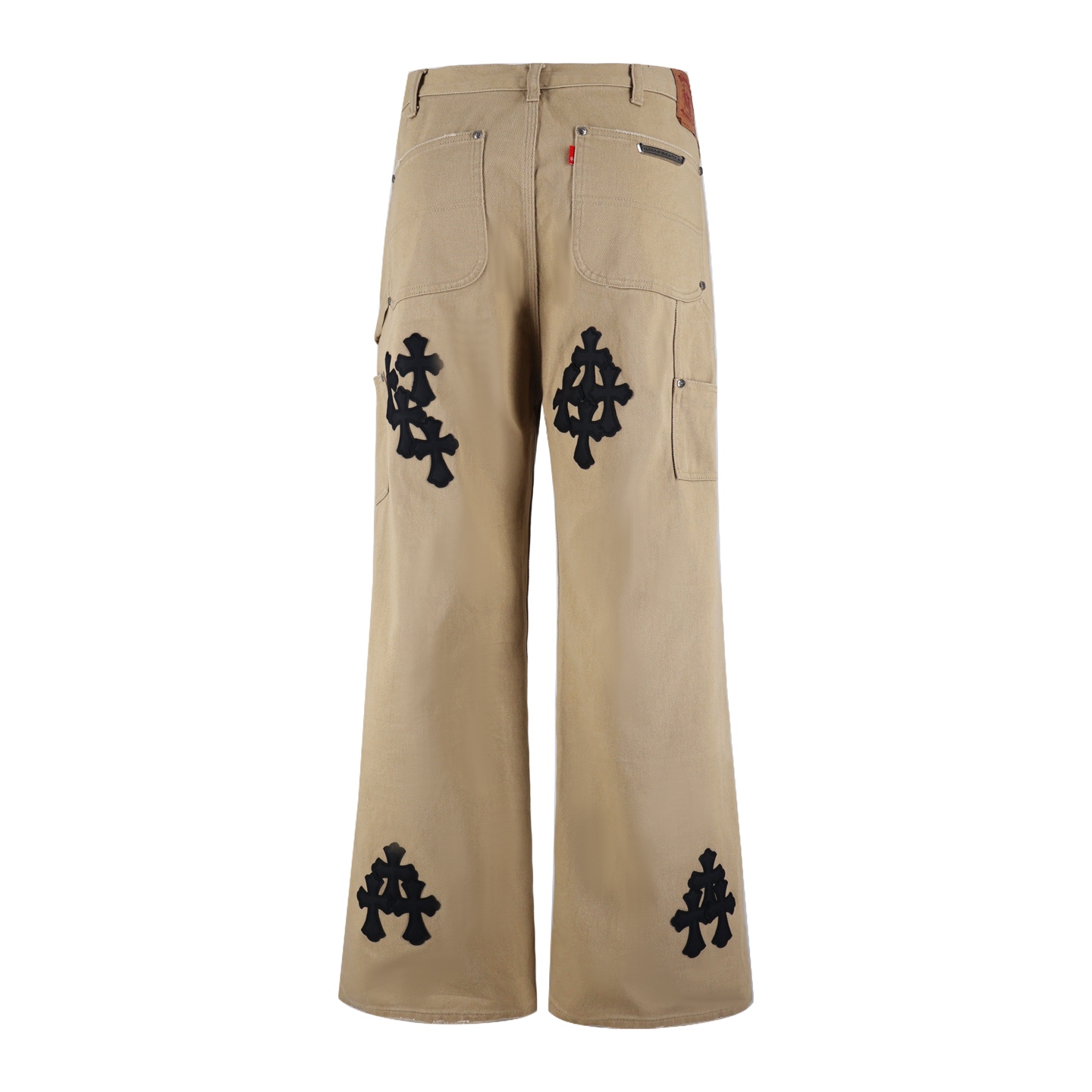 Chrome Hearts 克罗心工装牛仔裤  长裤 休闲裤 卡其色 棕色