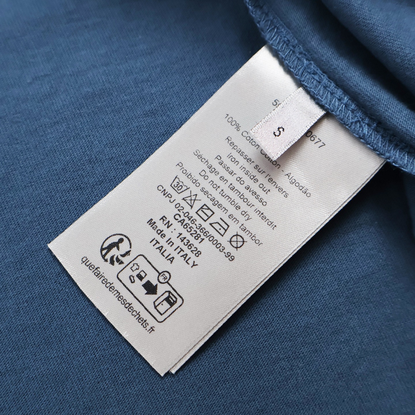 DIOR 迪奥 破洞做旧字母logo印花 T恤 棉质夏季 短袖  白色  黑色 蓝色 A2 593J696X0677-C085