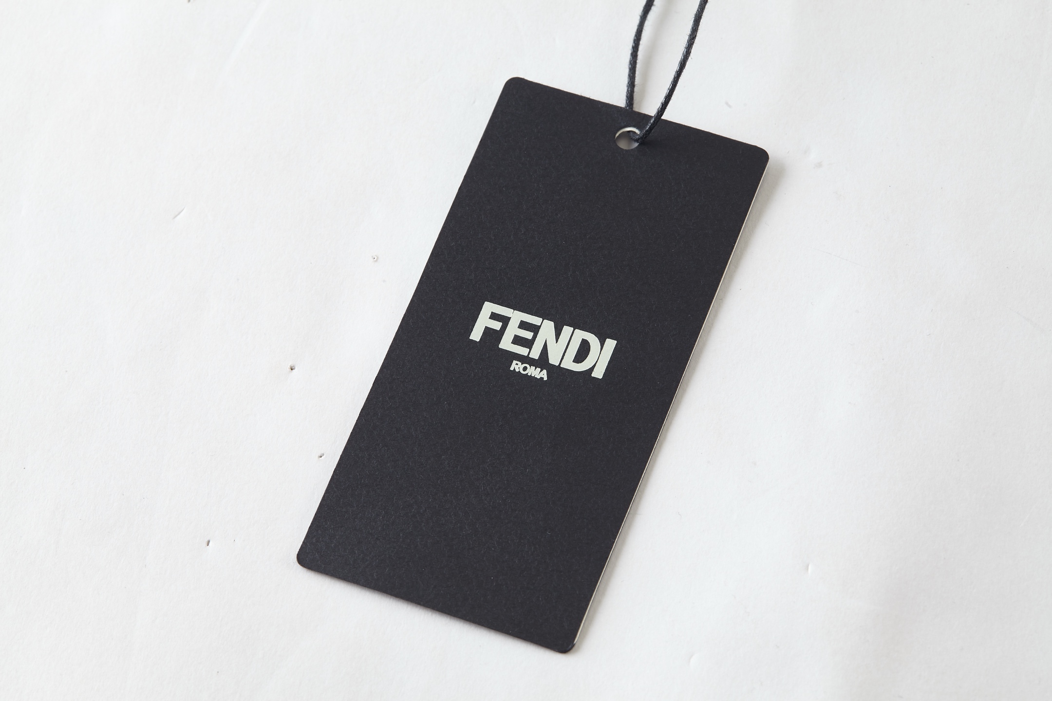 FENDI 芬迪 纯色金属徽标圆领卫衣 长袖 黑色 A5 FY3938AU8YF0QA1