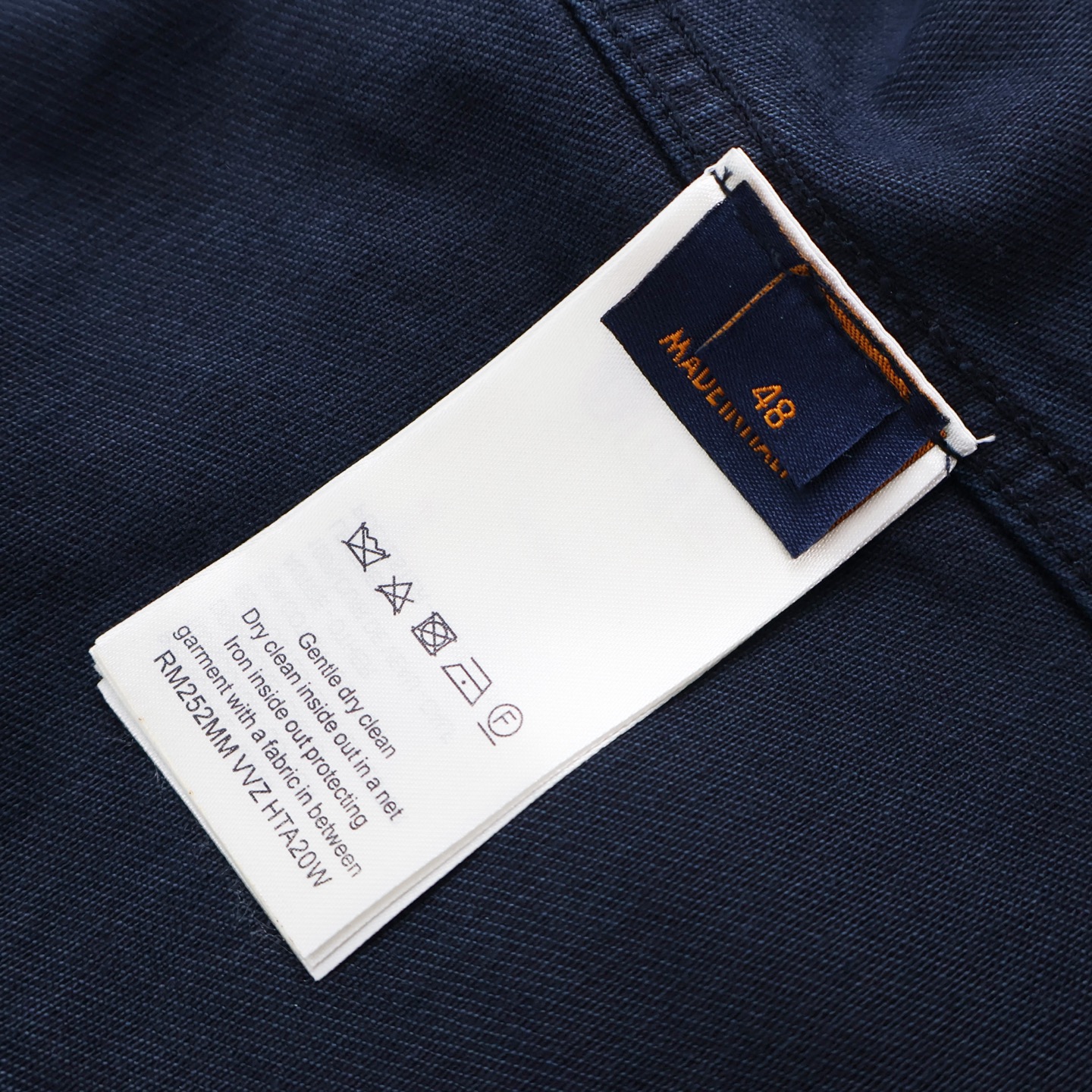 LOUIS VUITTON 路易威登  LV 压花浮雕口袋  牛仔 外套 夹克 长袖  蓝色 505254