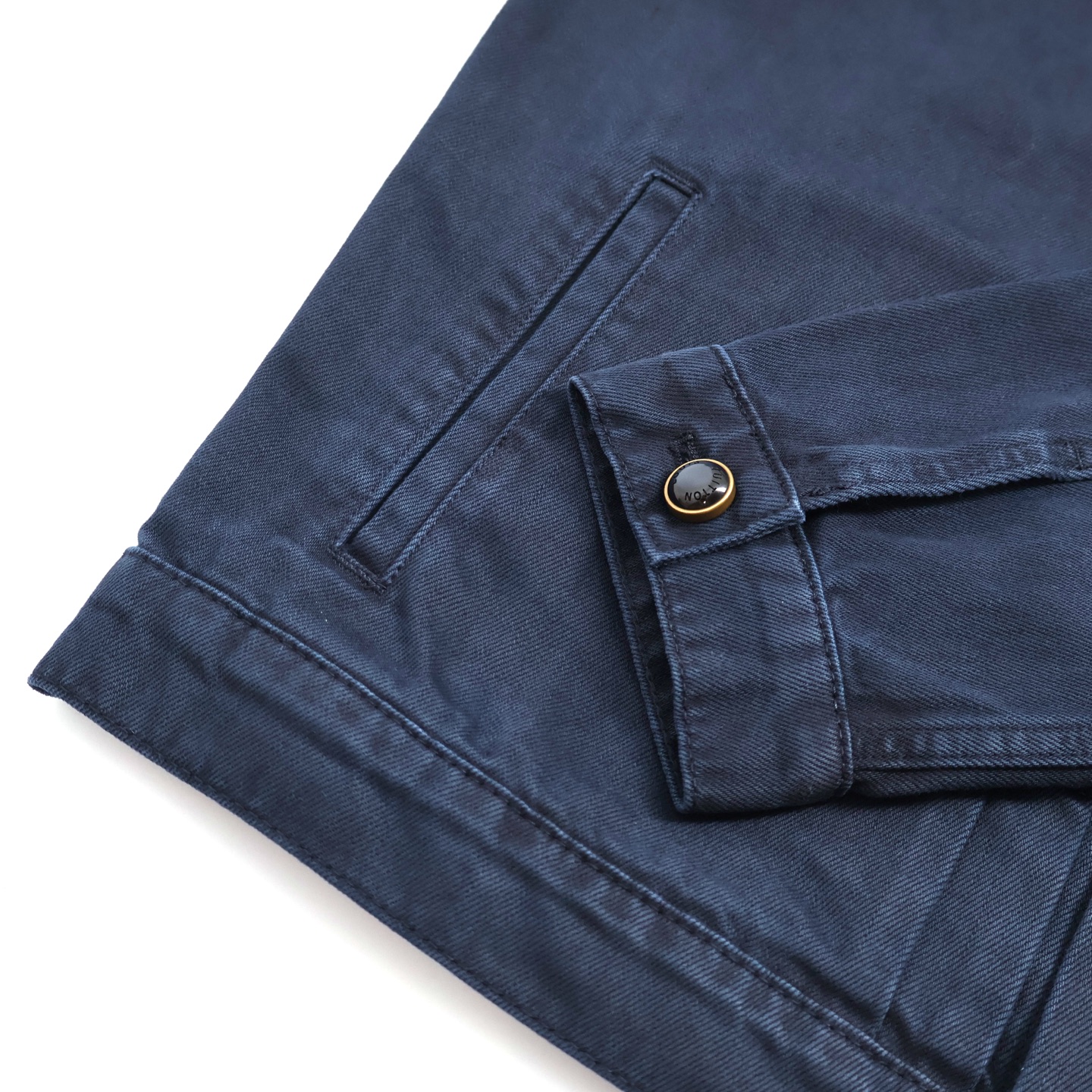 LOUIS VUITTON 路易威登  LV 压花浮雕口袋  牛仔 外套 夹克 长袖  蓝色 505254