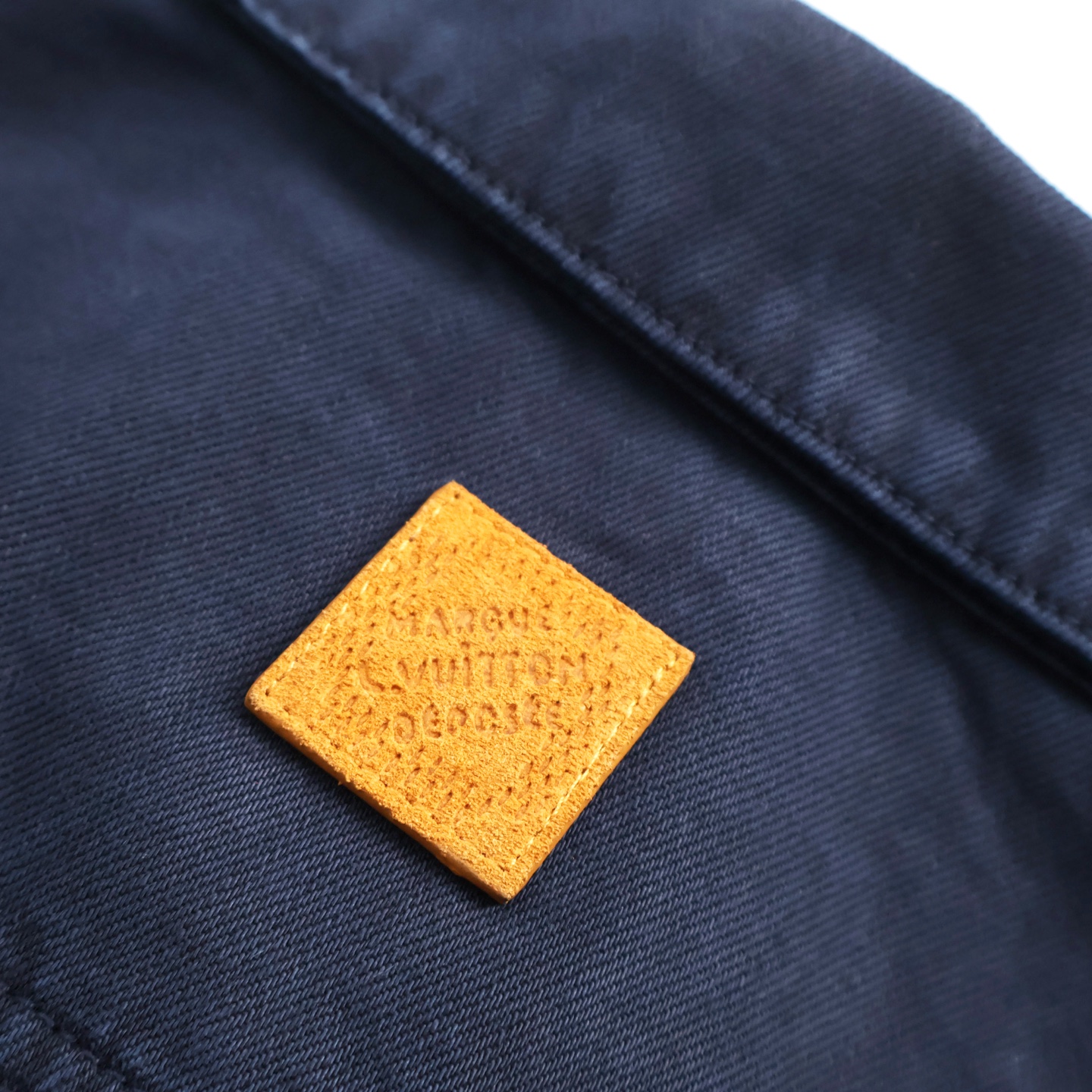 LOUIS VUITTON 路易威登  LV 压花浮雕口袋  牛仔 外套 夹克 长袖  蓝色 505254