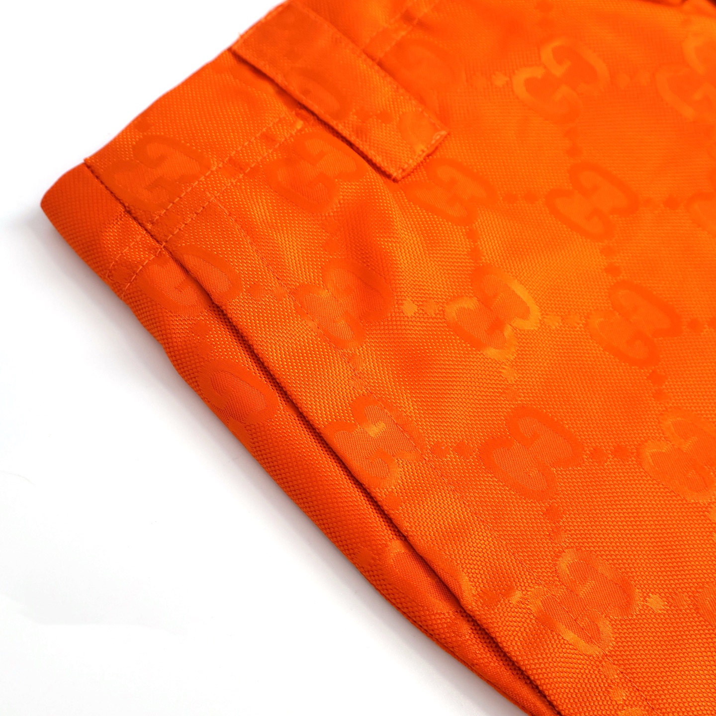 GUCCI 古驰 暗纹满印束脚休闲裤 运动裤 长裤 橘色 A5 631111-ZAEBN-7500