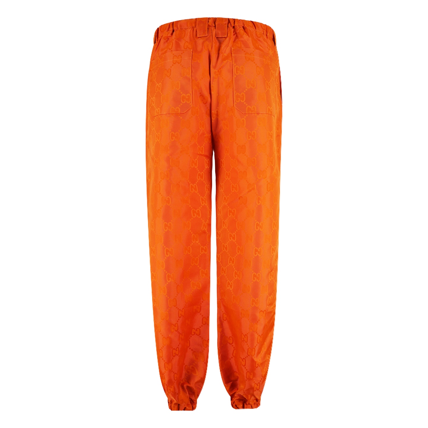 GUCCI 古驰 暗纹满印束脚休闲裤 运动裤 长裤 橘色 A5 631111-ZAEBN-7500