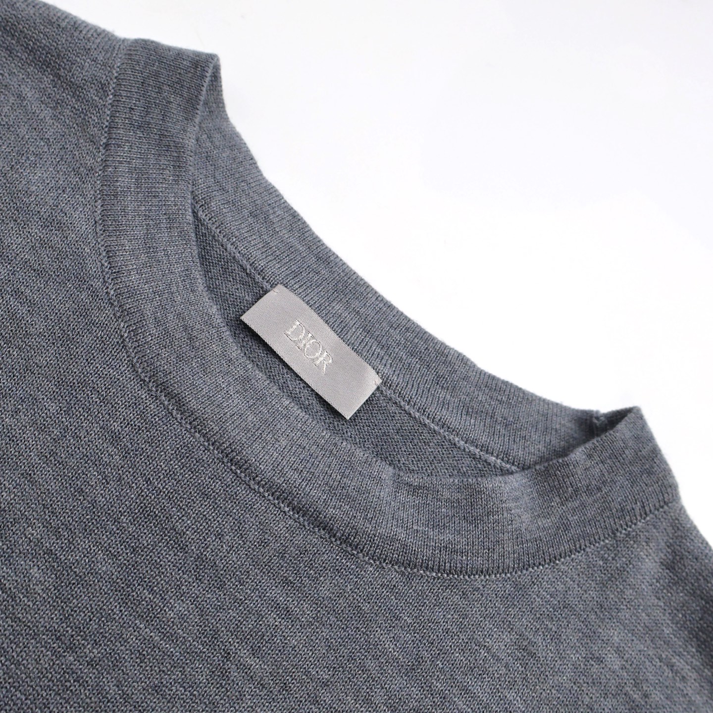 DIOR 迪奥 HAMILTON 汉米尔顿 Lewis Hamilton 合作系列 针织短袖 T恤 夏季 灰色 A5 593M622A2015-C889