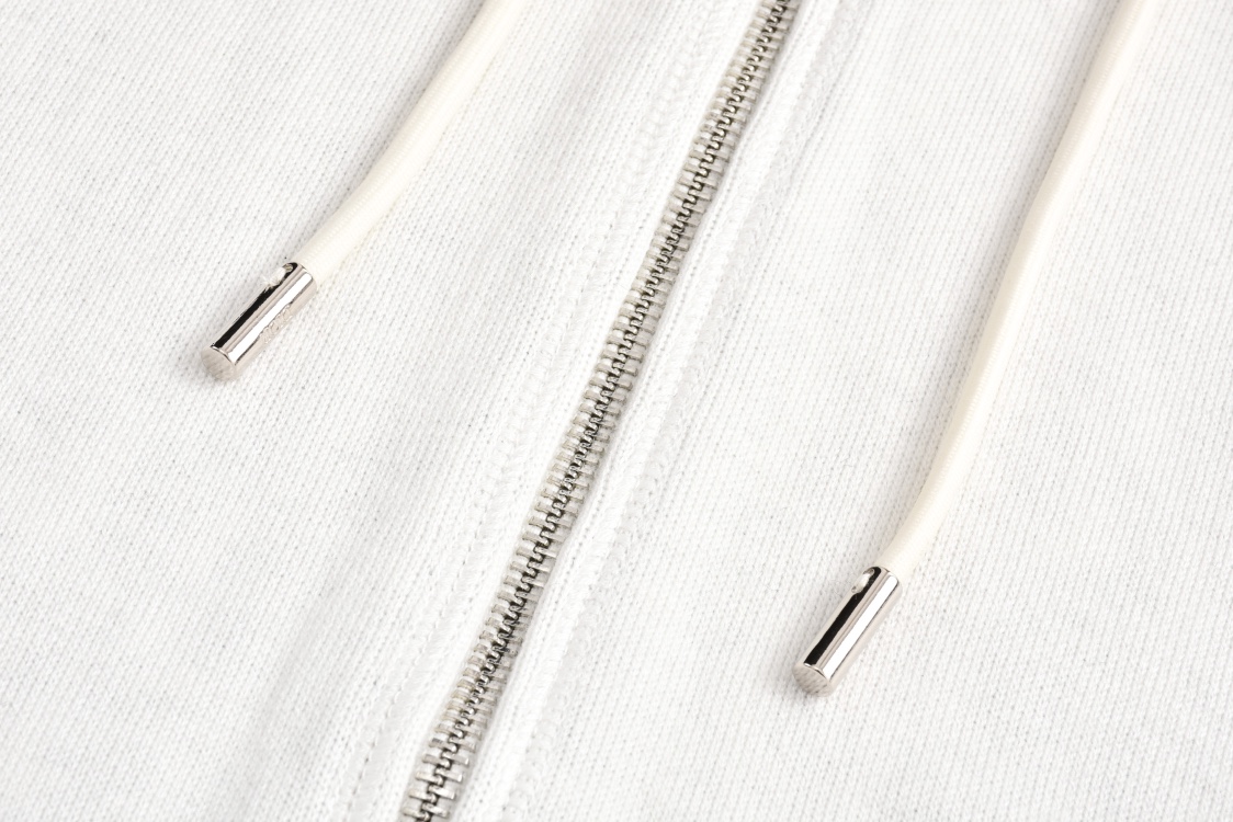 DIOR 迪奥 刺绣字母logo针织拉链连帽卫衣 秋冬 外套 长袖 白色 藏蓝色 浅蓝色 C0 113M221AT225-C088