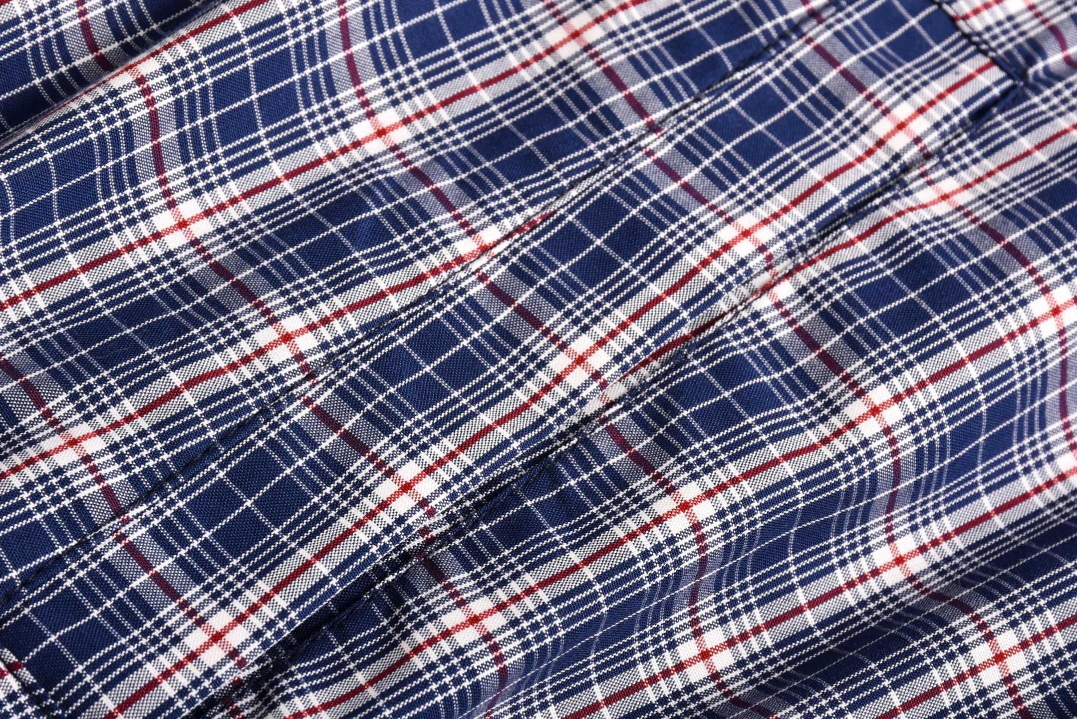 MIU MIU 缪缪小LOGO贴标格纹衬衫夹克 长袖 外套 蓝色 B0 ML1263-17LX-F0Q0U-S-OOO