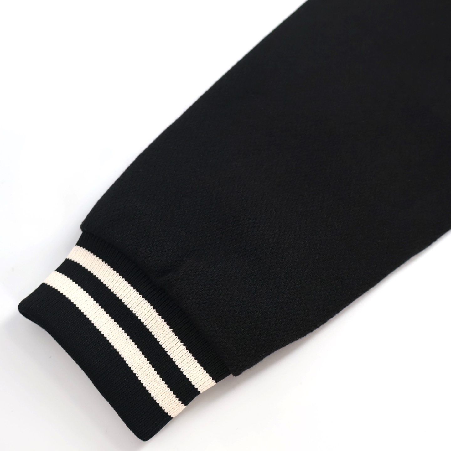 CELINE 赛琳 拼皮条纹单排扣棒球服 夹克 外套 长袖 黑色 D0 2V39V896C-38NO