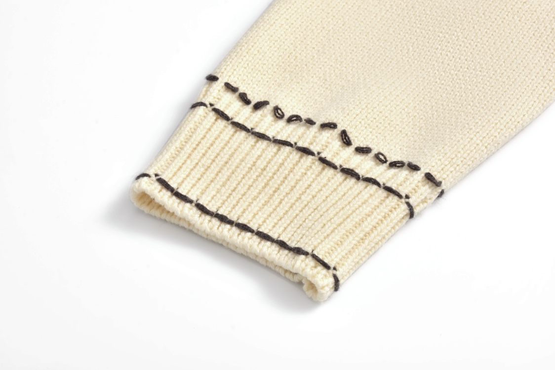 LOUIS VUITTON 路易威登 Tyler SS24 Logo 字母嵌花V领开衫 针织衫 毛衣 外套 B0 1AFPXW