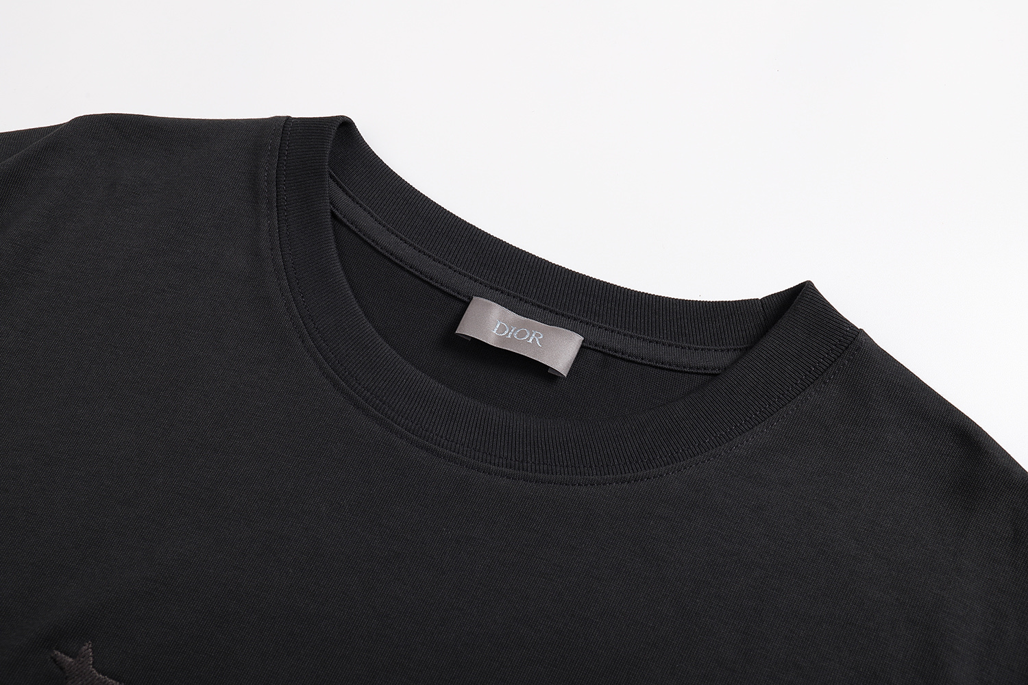 DIOR 迪奥 Lewis Hamilton 合作系列 刺绣字母logo短袖 T恤 夏季 白色 黑色 A2 593J696V0554-C080