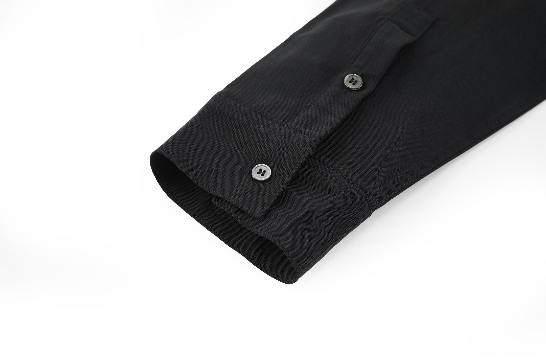 LOEWE 罗意威 Paula ' s Ibiza SS25 精巧刺绣纽扣桑蚕丝衬衫 长袖 黑色 B0 H616Y05X72-1100