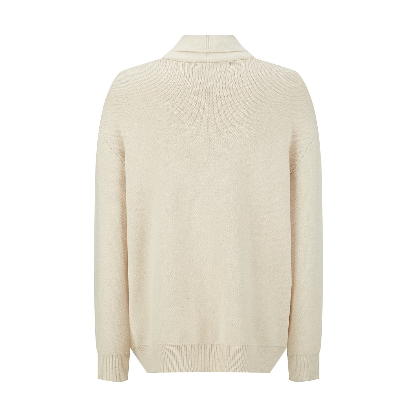 LOUIS VUITTON 路易威登 金属字母Logo徽标V领开衫 针织衫 毛衣 外套 米色 B0 1AHVNQ