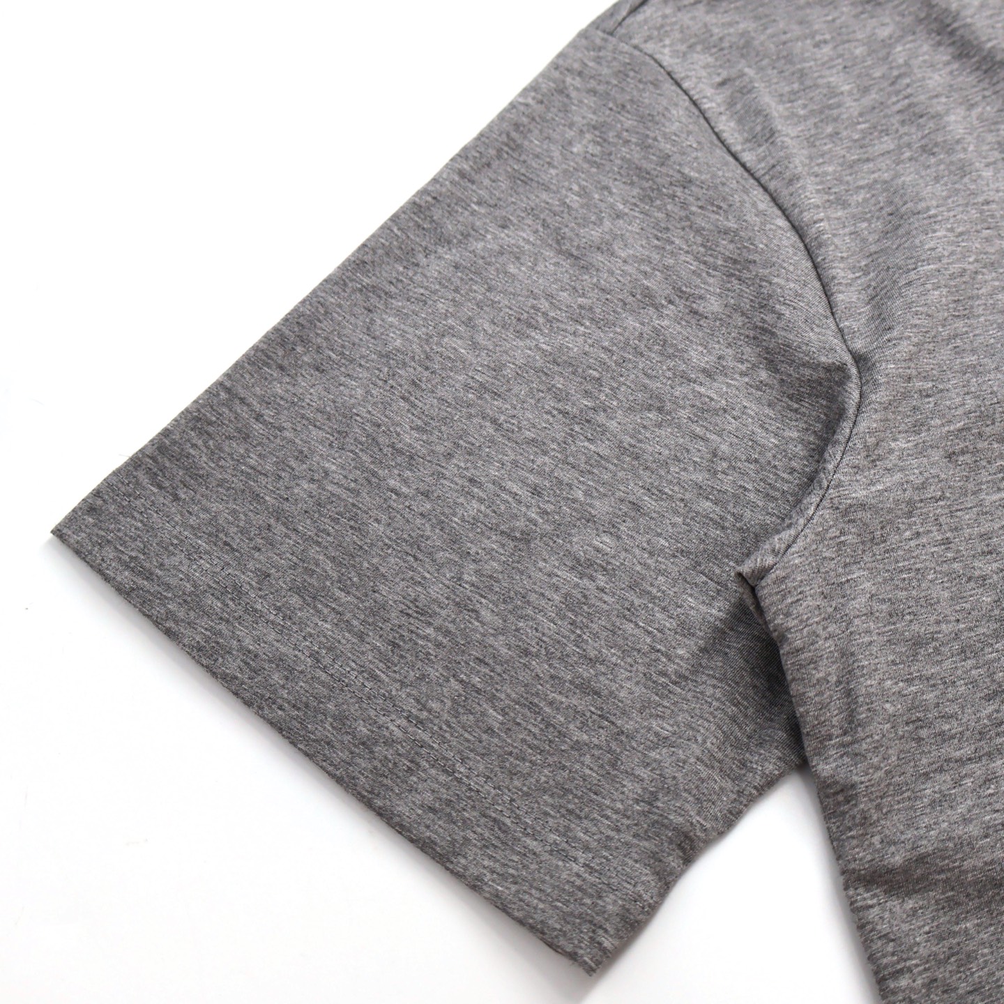 PRADA 普拉达 纯色后领徽标圆领 休闲夏季 短袖 T恤 蓝色 灰色 A2