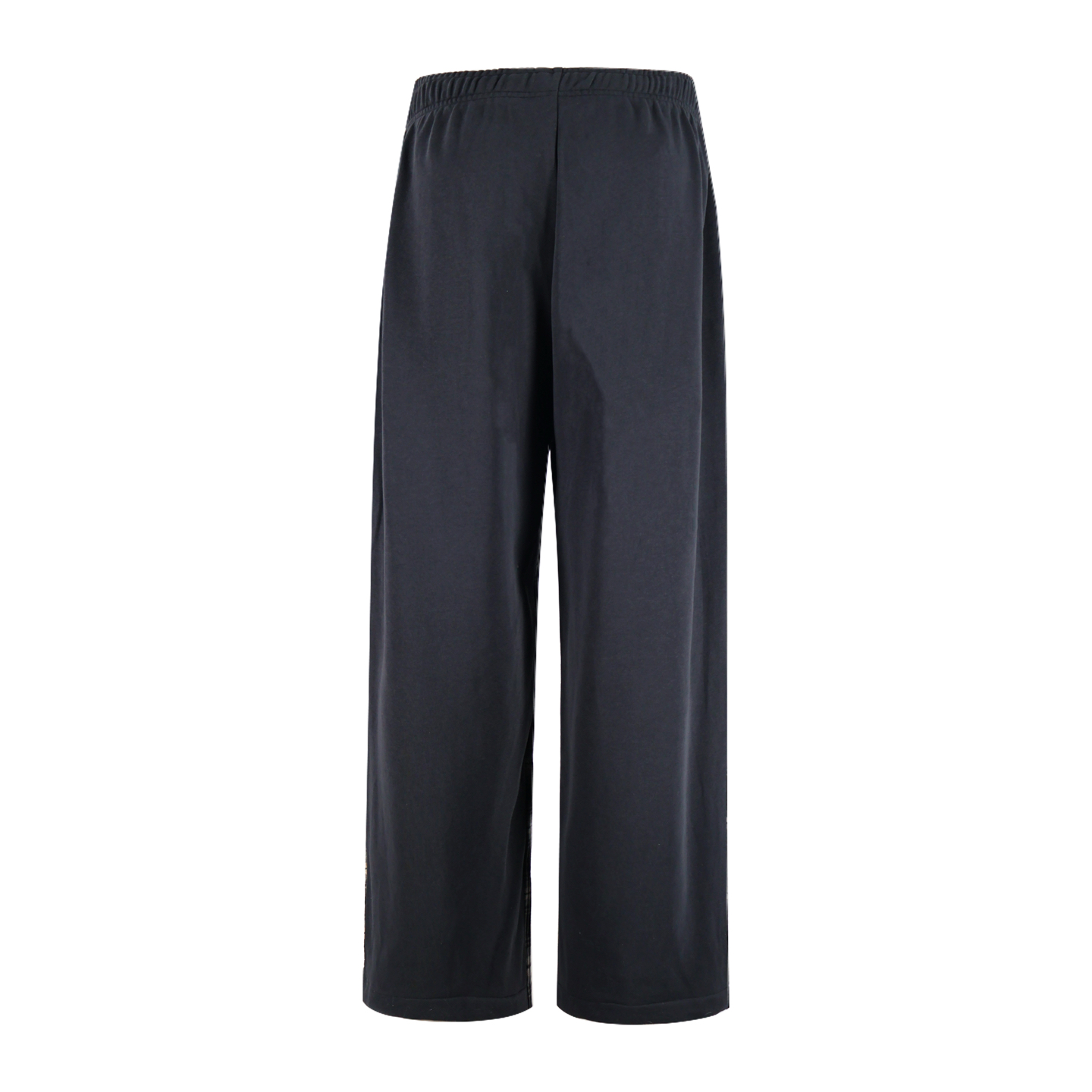 Balenciaga 巴黎世家 前后格子拼接松紧腰运动裤 长裤 裤子 休闲裤 黑色 B0 831379TRM191269