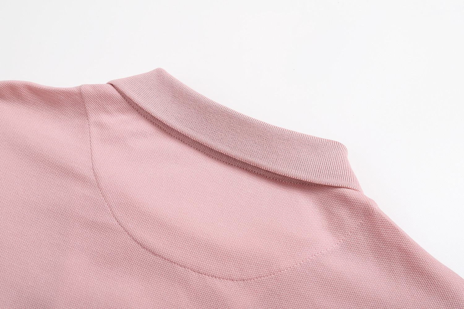 PRADA 普拉达 平纹针织假两件Polo衫  短袖 T恤 蓝色 粉色 A5 39586-1736-SOOO