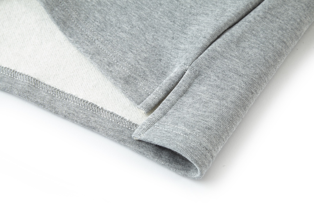 LOEWE 罗意威 刺绣logo徽标polo领卫衣 长袖 灰色 黑色 B0 H526Y24X30-1440